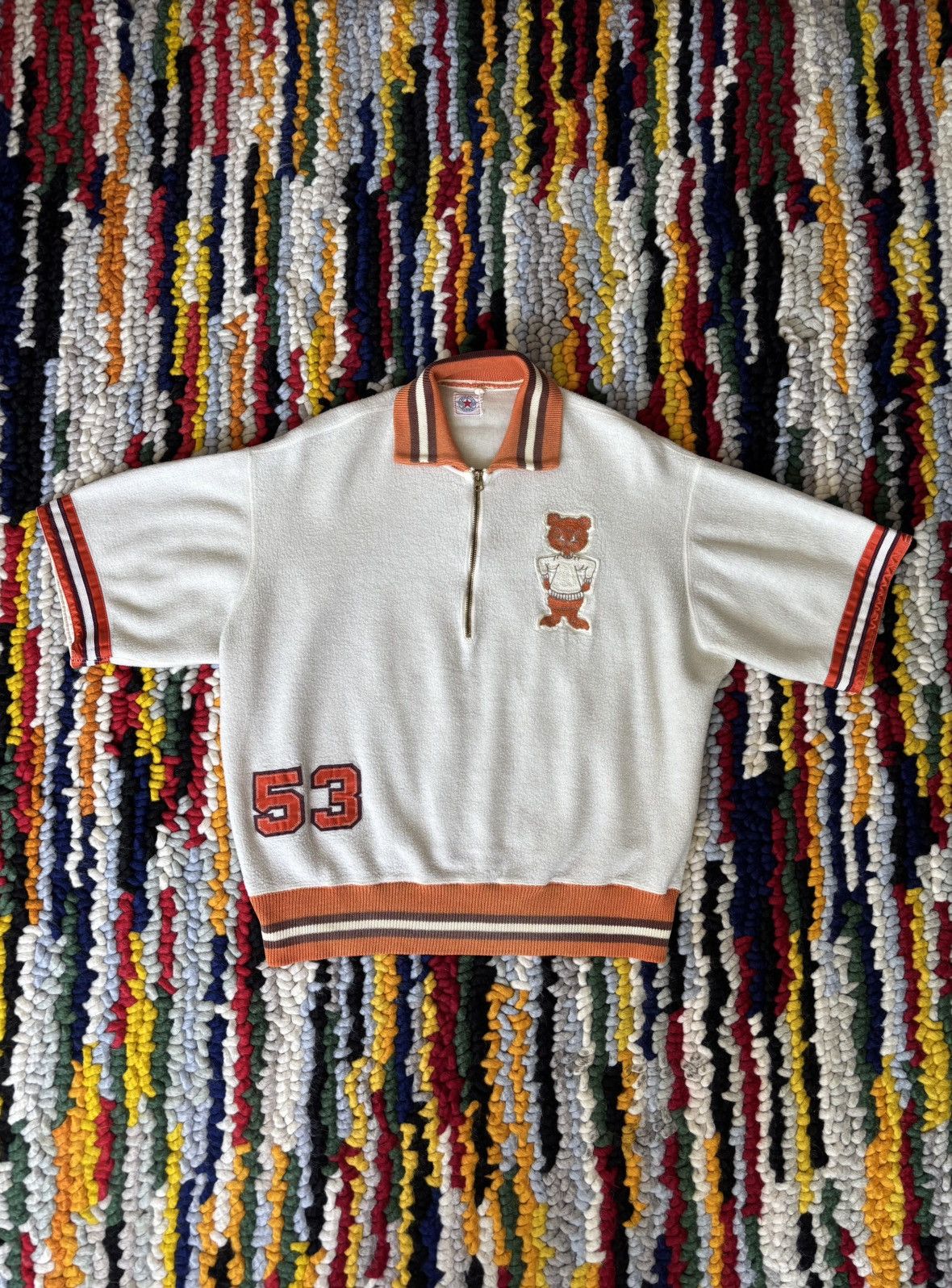 Vintage 1950s Vintage Mascot Short Sleeve Pullover Size US L / EU 52-54 / 3 - 1 Thumbnail