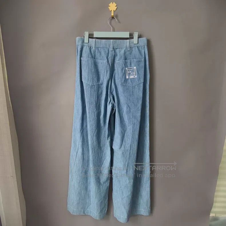 Fendi Fendi Double F lightweight wide-leg denim pants Size 26" / US 2 / IT 38 - 2 Thumbnail