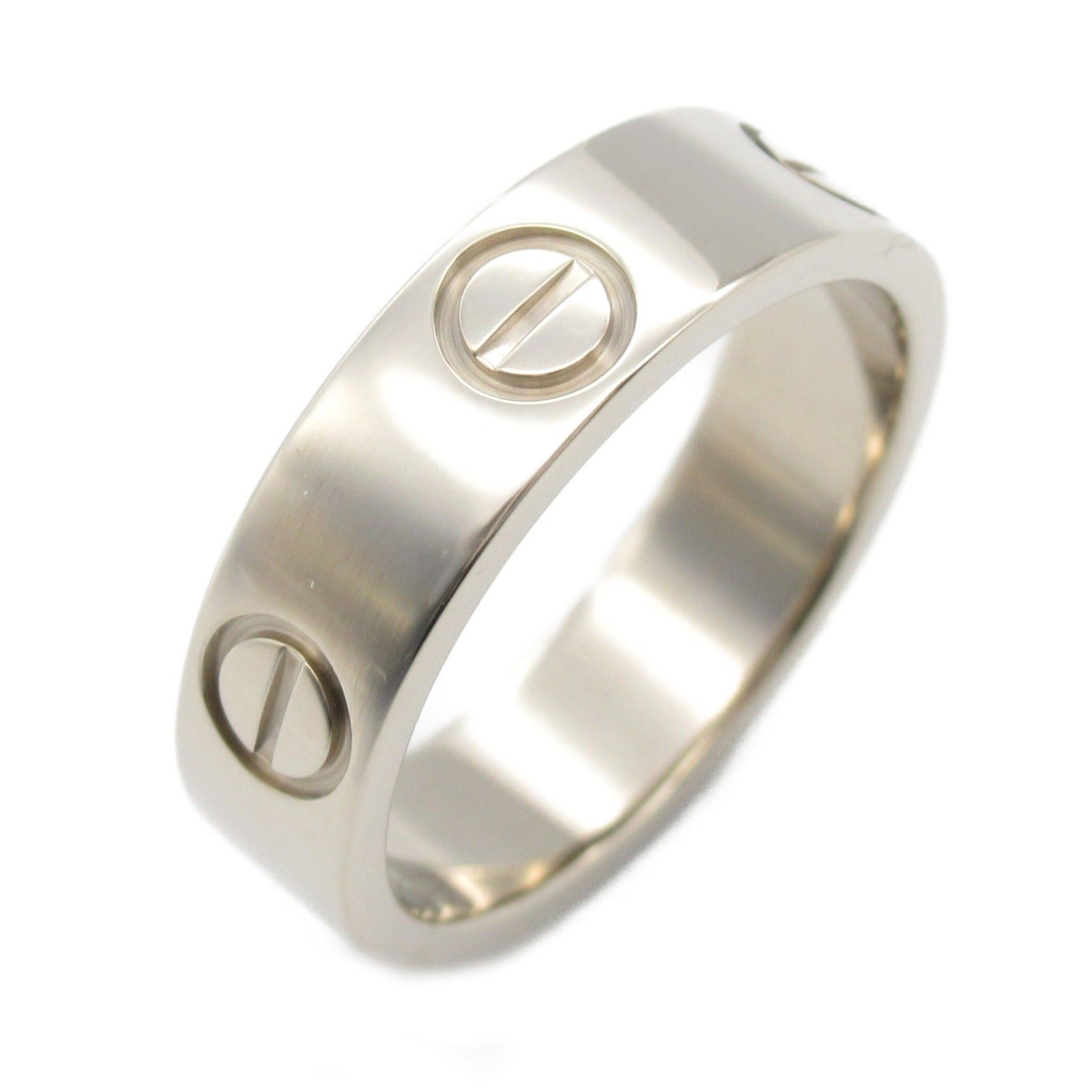 Cartier Cartier Love Ring K18Wg (White Gold) Silver Size ONE SIZE - 1 Thumbnail