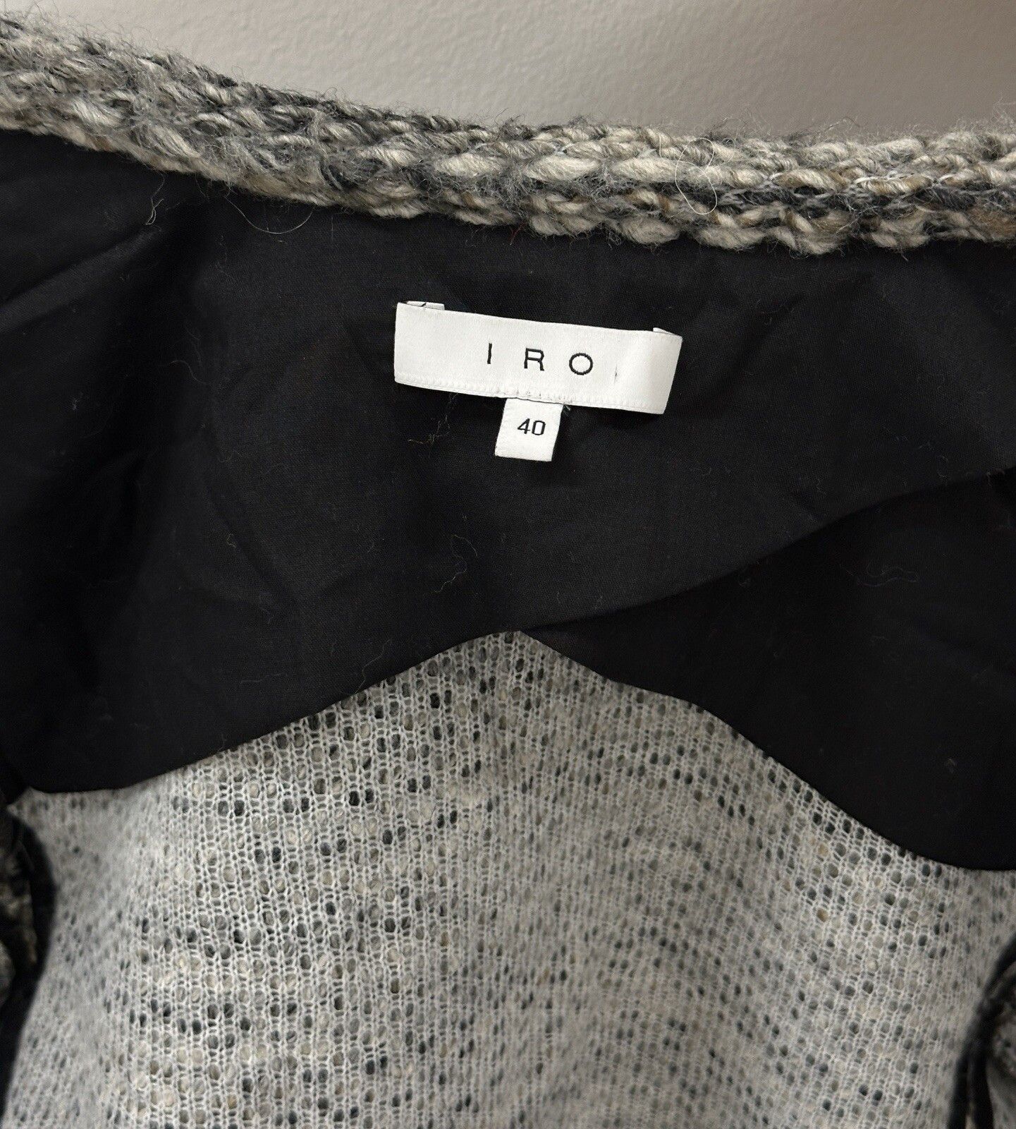 Iro DDP Iro Carene Womens Jacket Blazer Coat Wool Blend size 40 Size S / US 4 / IT 40 - 13 Thumbnail