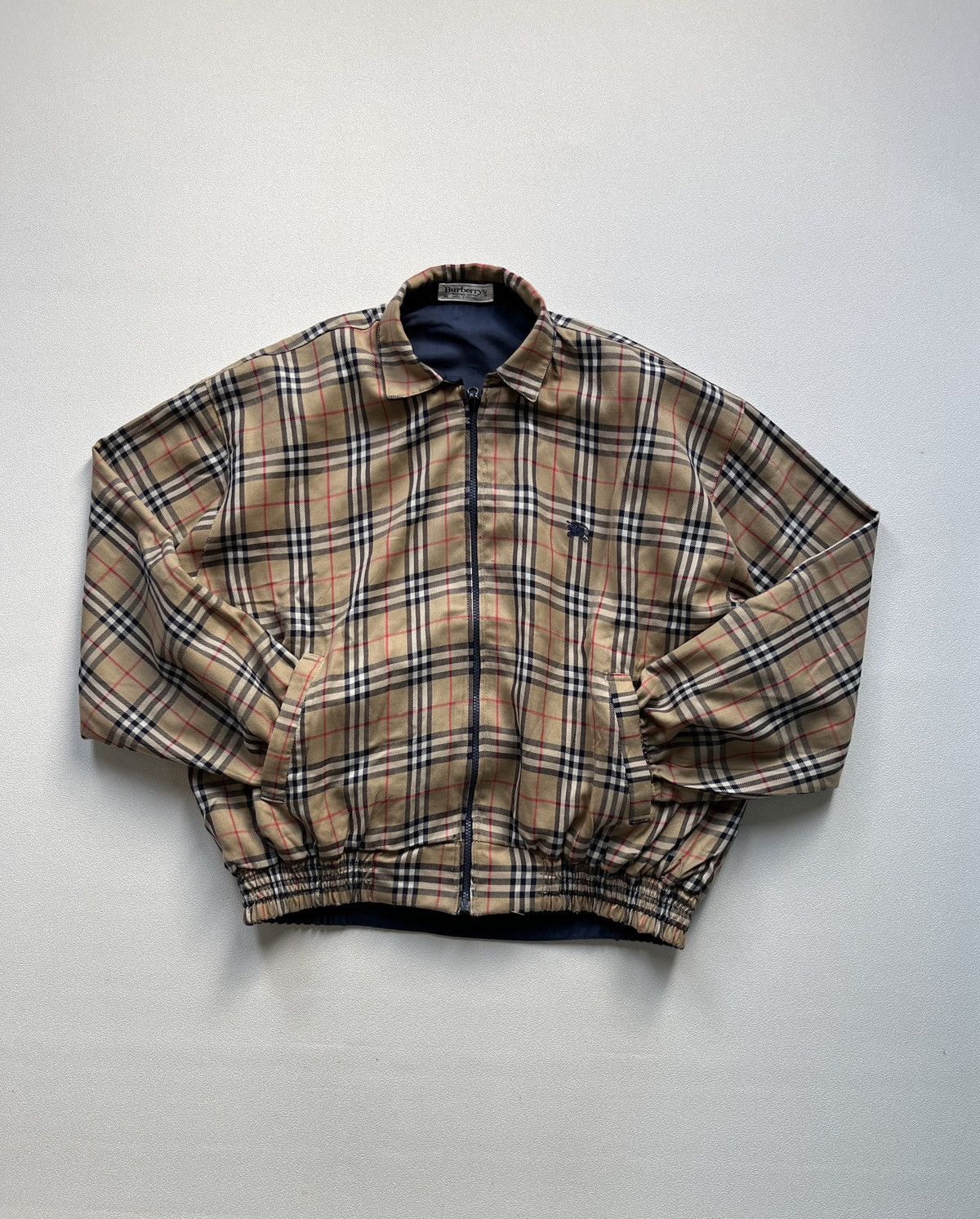 Burberry Burberry Reversible Jacket Nova Check/Navy Size US XL / EU 56 / 4 - 7 Thumbnail