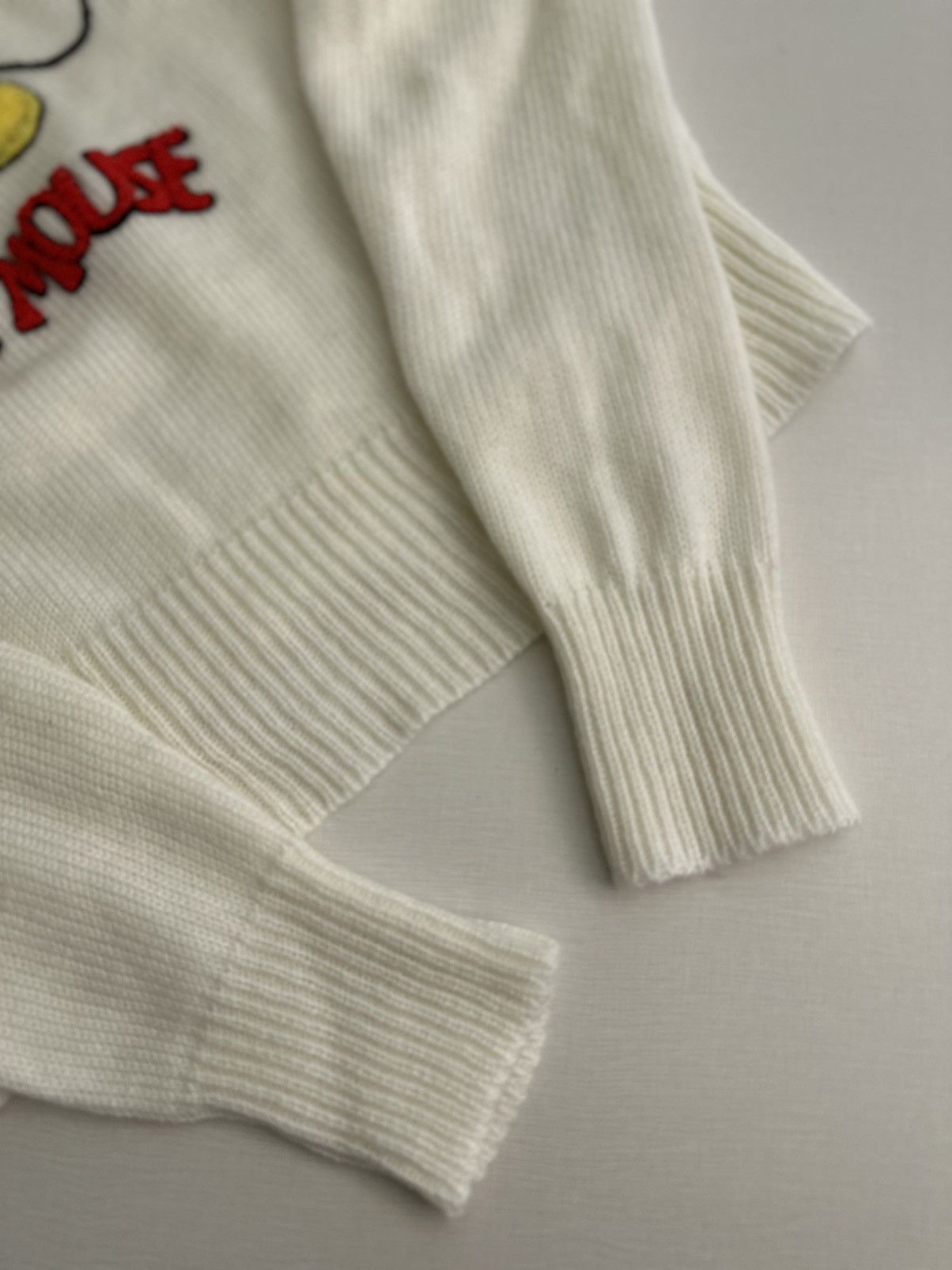 Disney VNTG 70s Disney Character Fashions Mickey Mouse Knit Sweater Size US L / EU 52-54 / 3 - 11 Thumbnail