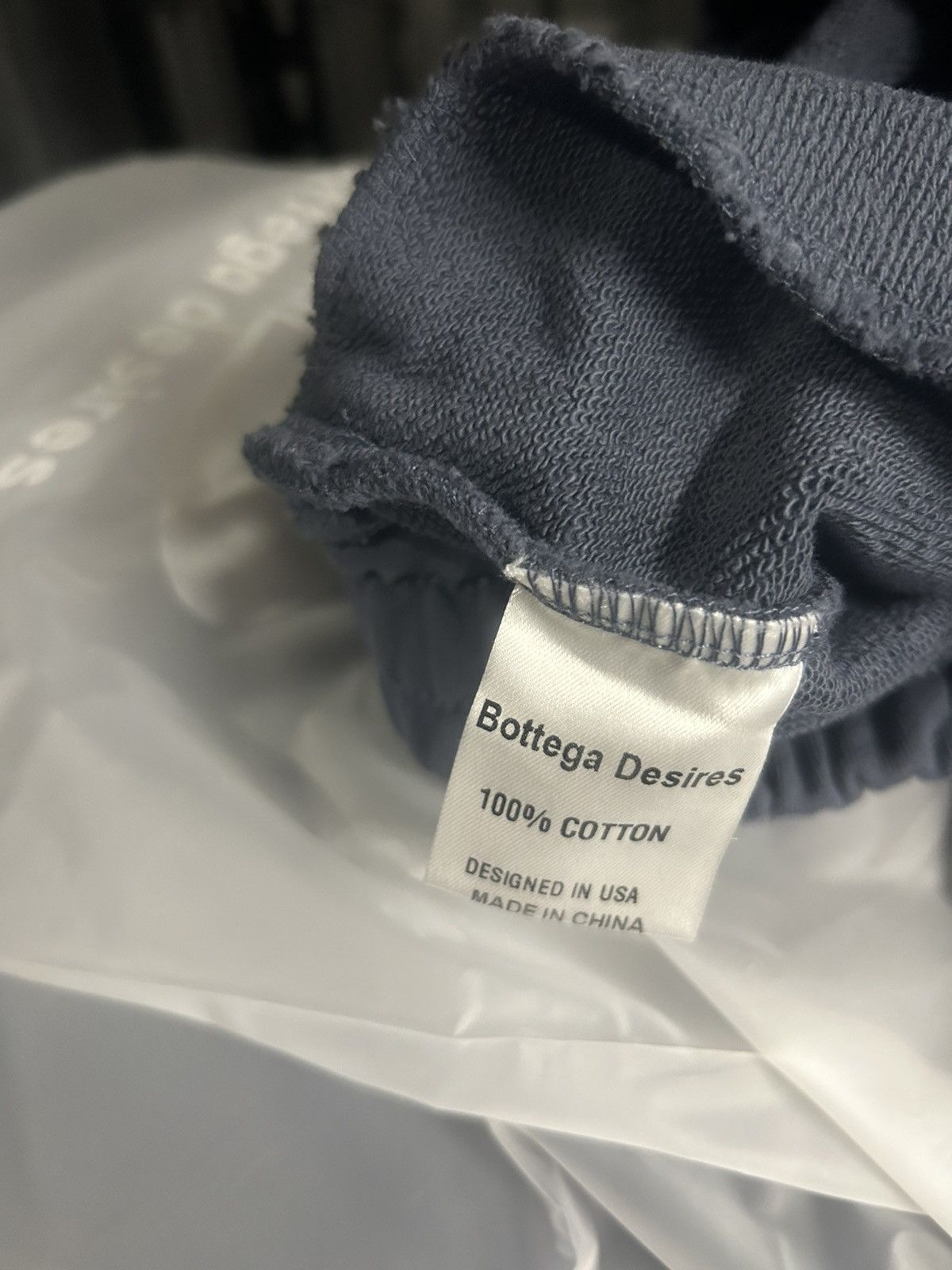 Bottega Desires Bottega Desires Navy Blue Tech Suit Sweatpants Small New Size US 30 / EU 46 - 4 Thumbnail