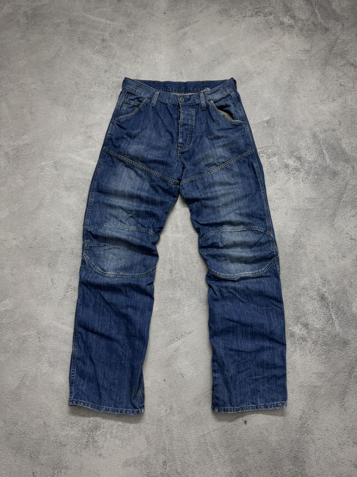 G-Star Vintage Y2k G Star Raw Big Logo Denim Jeans 00’s Size US 32 / EU 48 - 3 Thumbnail