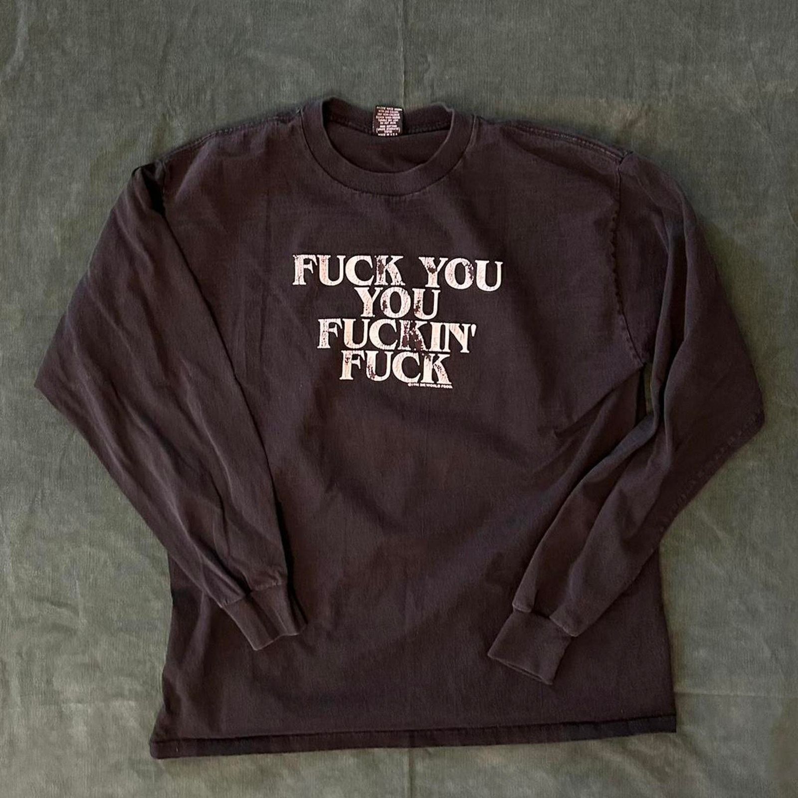 Other 1990s funny graphic long sleeve Size US XL / EU 56 / 4 - 1 Thumbnail