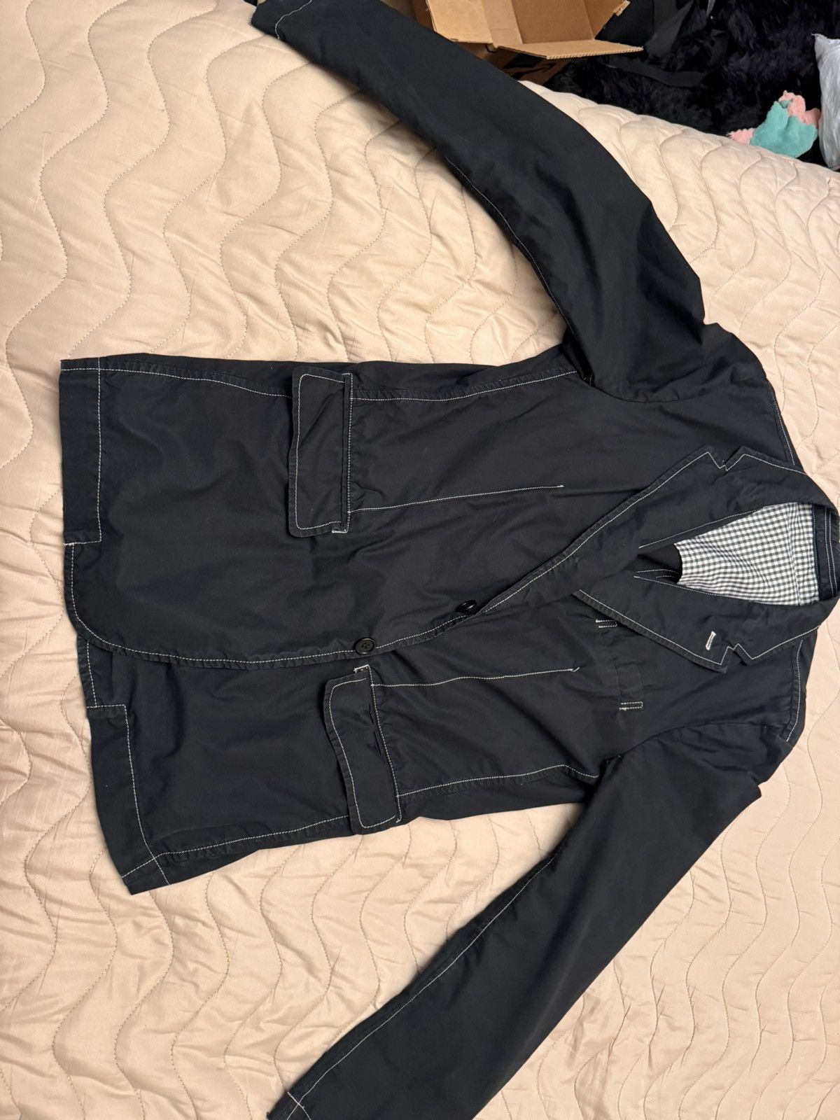 Comme des Garcons Homme Comme des Garcons black blazer Size 48L - 3 Thumbnail