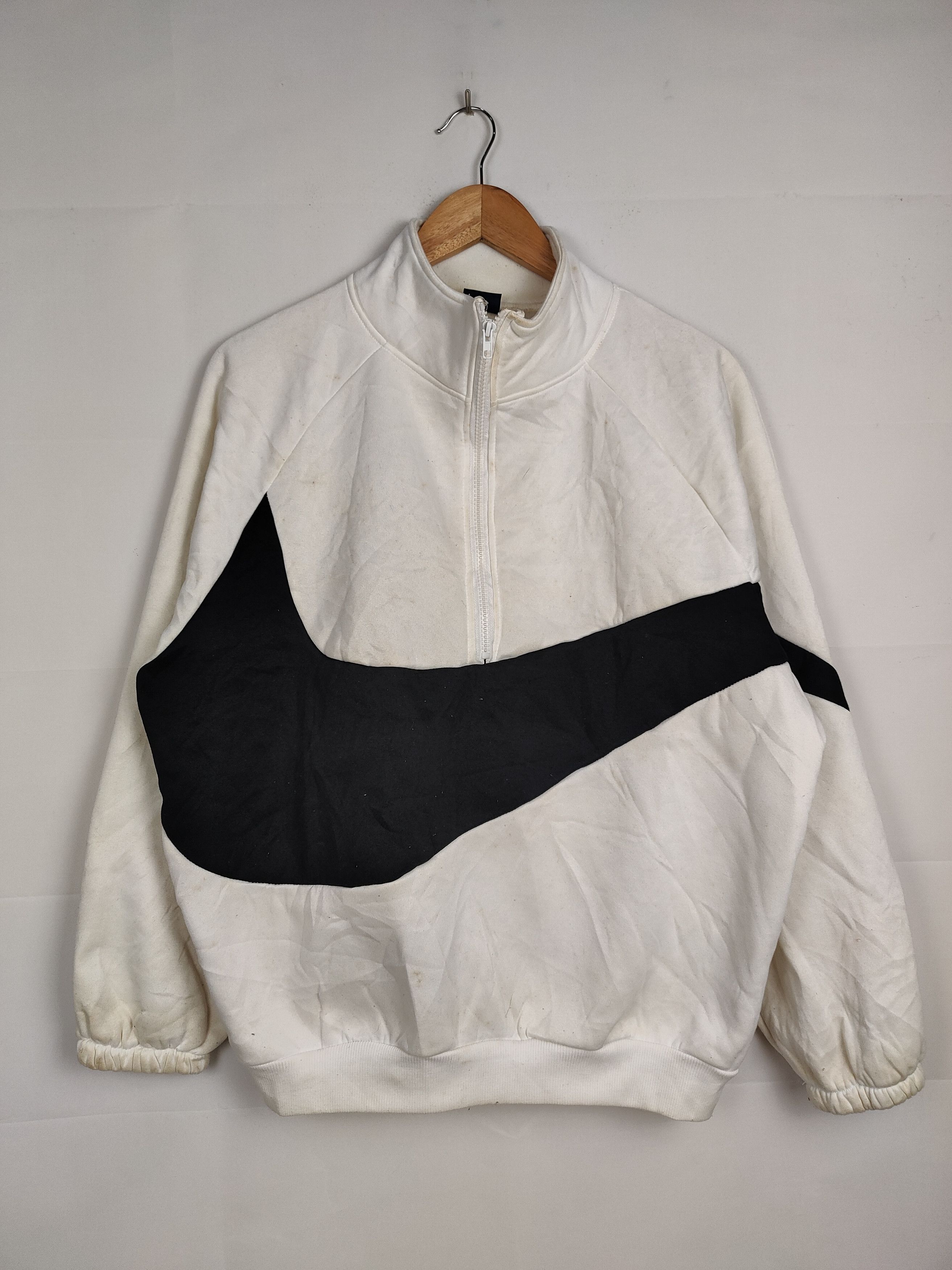 Nike big swoosh half zip jacket clearance