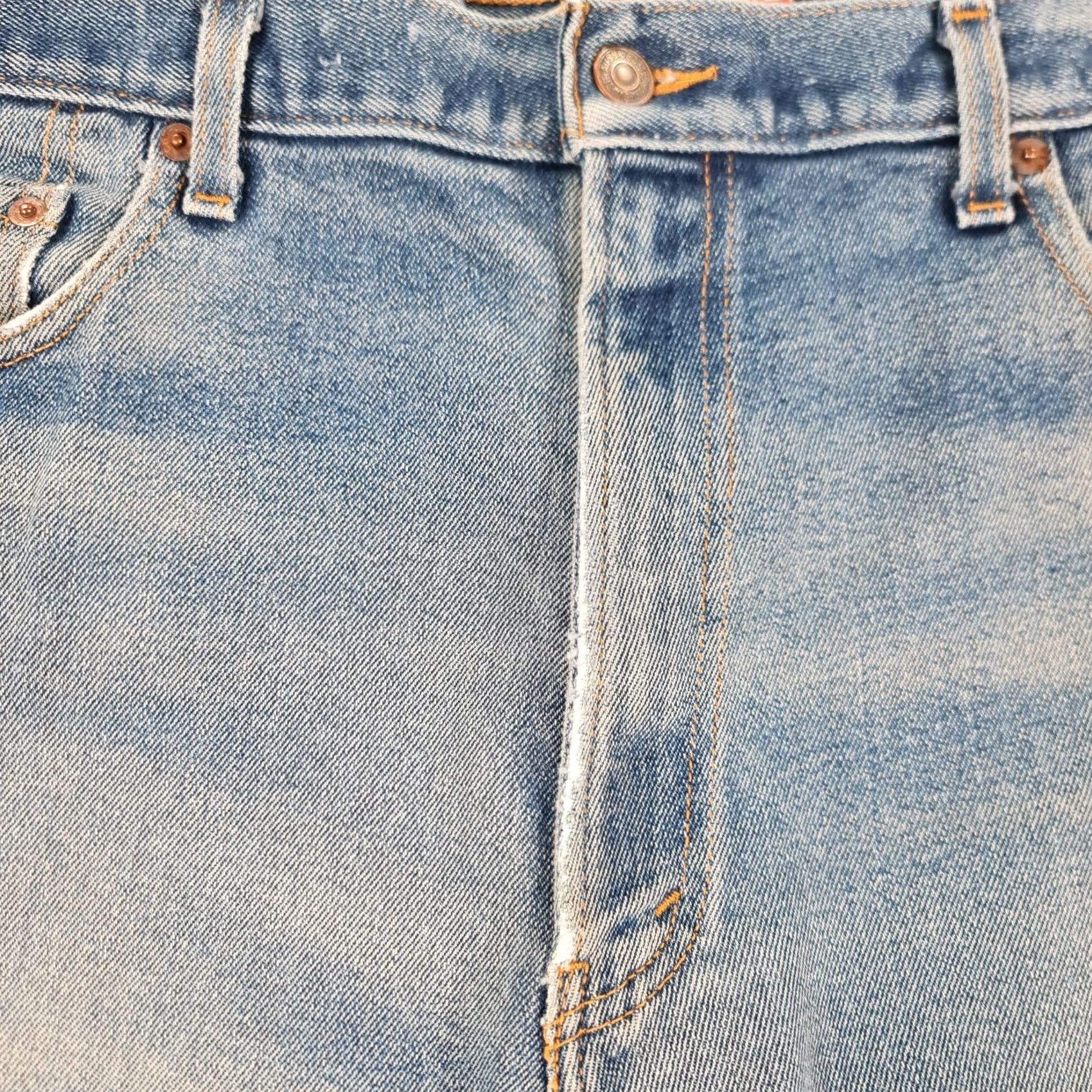 Levi's VINTAGE Levi's 517 Jeans Mens Blue W38 L29 Bootcut Zip Fly Durable Denim Regular 5-Pocket Mens Bootscut Size US 38 / EU 54 - 3 Thumbnail