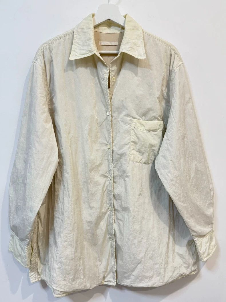 Our Legacy Our Legacy size38 Lightweight beige embossed taffet jacket Size US XXS / EU 40 - 2 Thumbnail