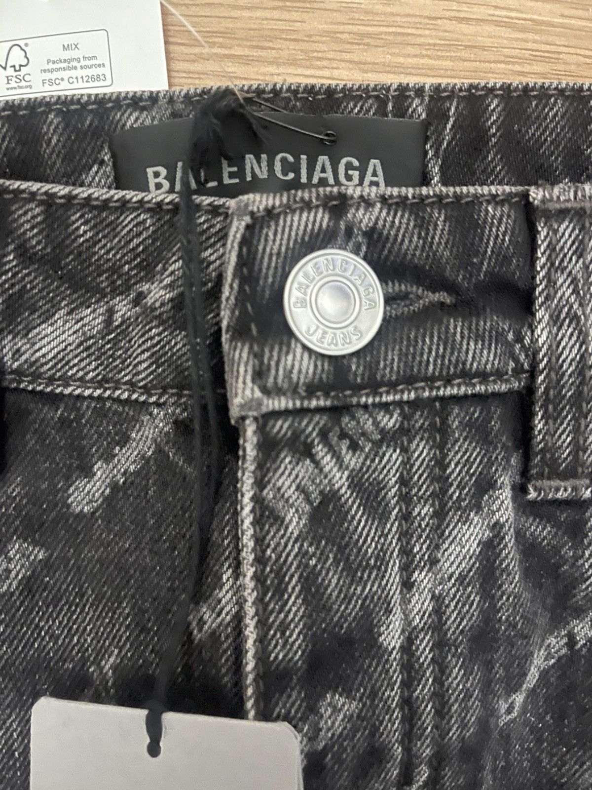 Balenciaga Balenciaga All-over Logo Mini skirt Size 27" / US 4 / IT 40 - 3 Thumbnail