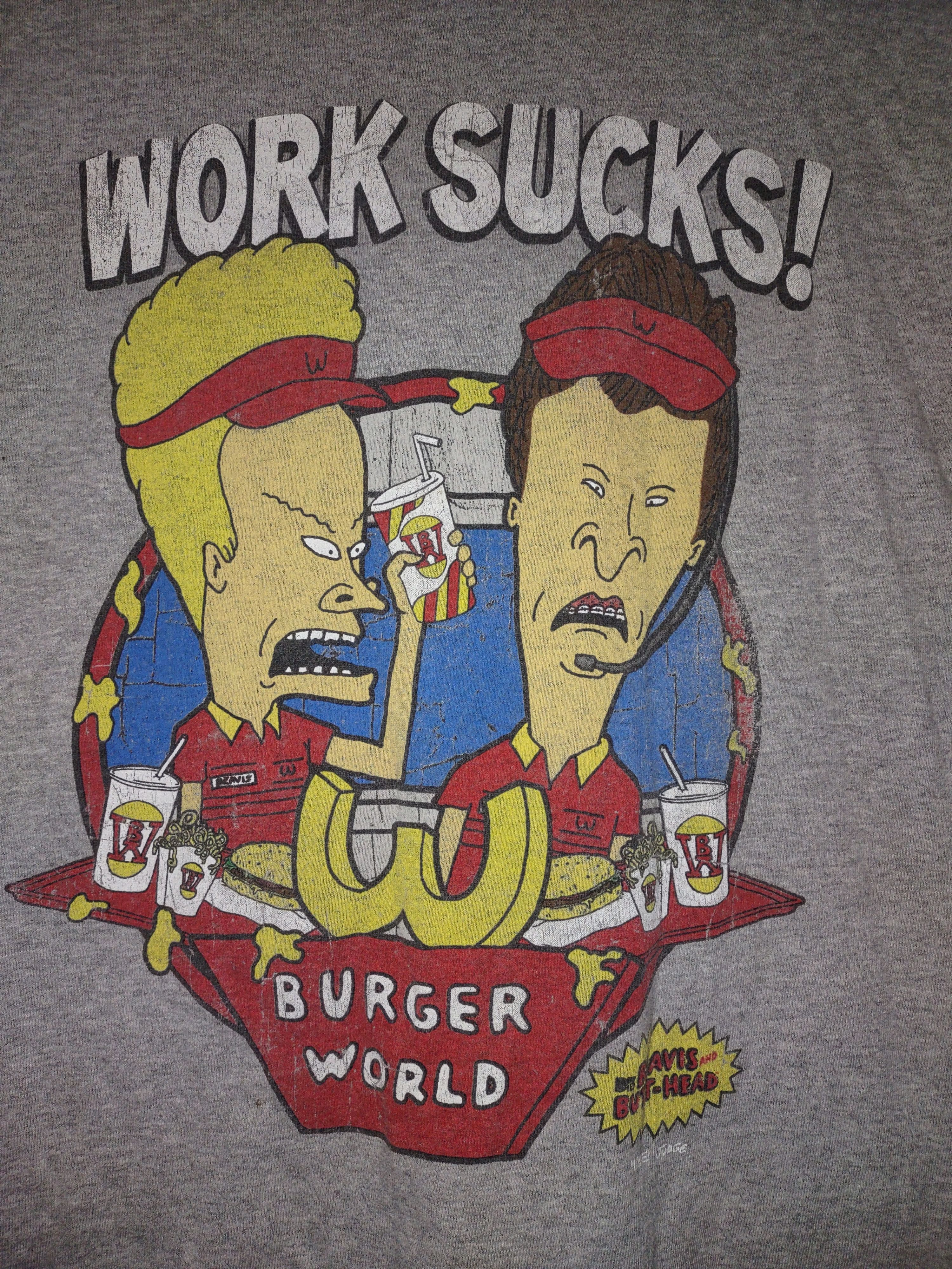Other Beavis and Butthead - work sucks Size US M / EU 48-50 / 2 - 3 Thumbnail