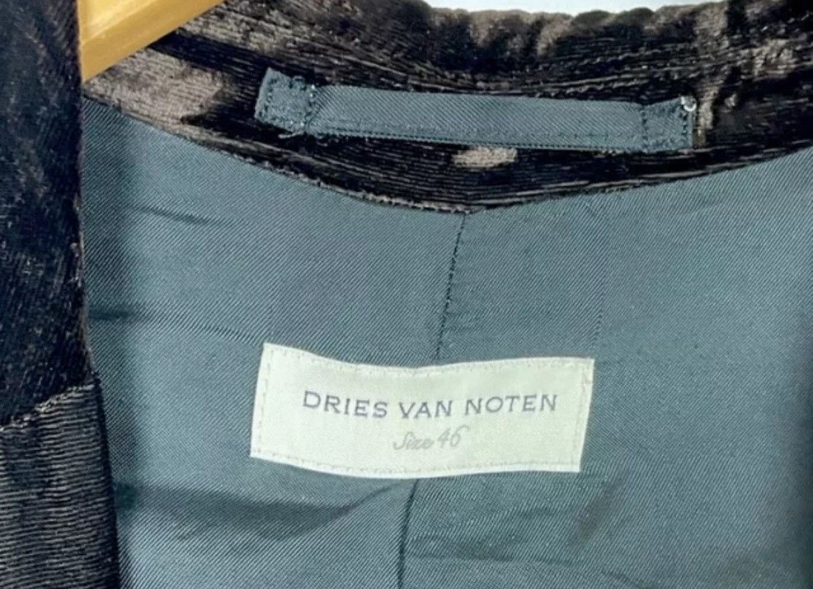 Dries Van Noten Dries Van Noten Brown Velvet Unstructured Blazer Men’s 46 Size 36R - 3 Thumbnail