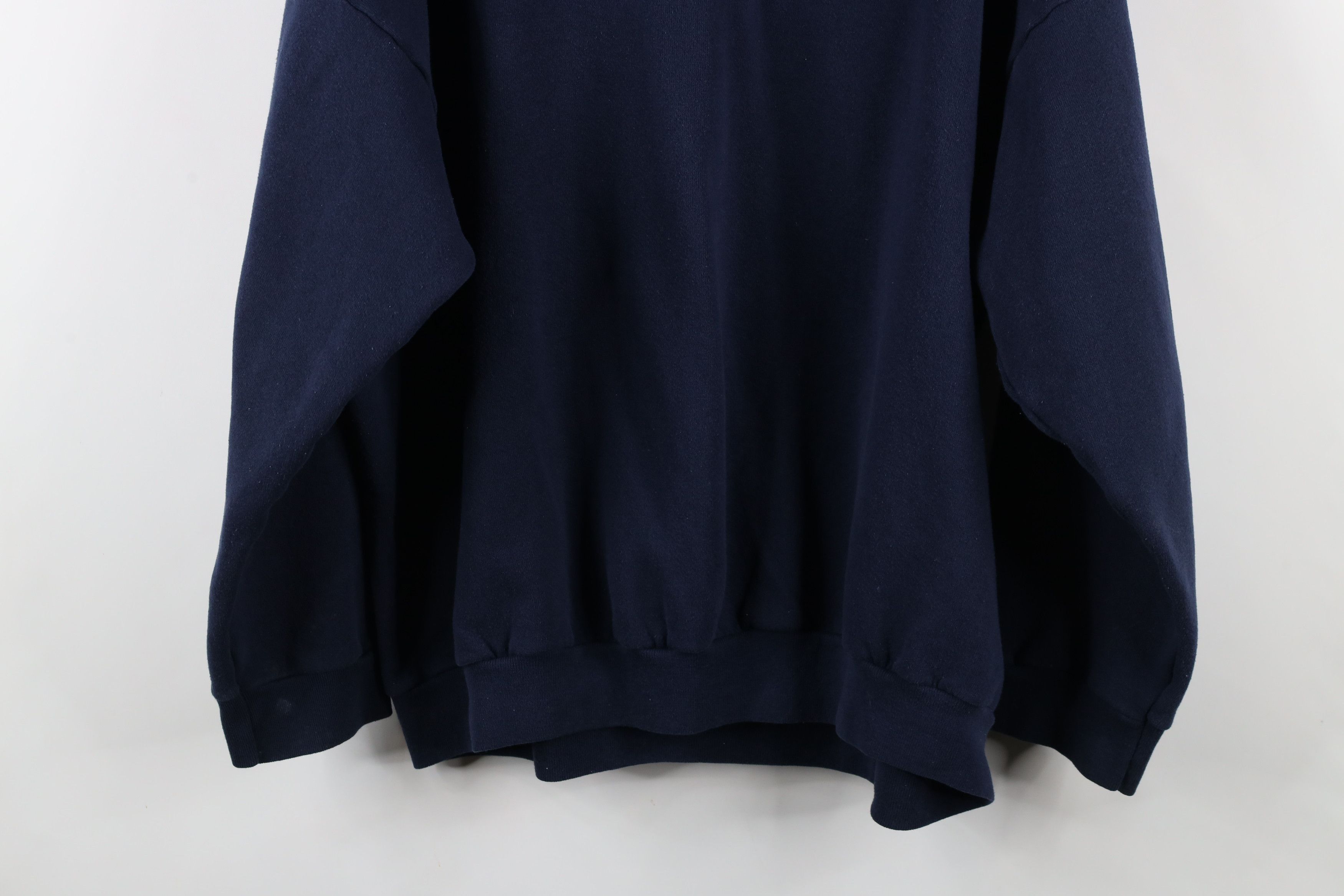 Vintage Vintage 90s Streetwear Nature Deer Buck Sweatshirt Blue Size US XXL / EU 58 / 5 - 12 Thumbnail