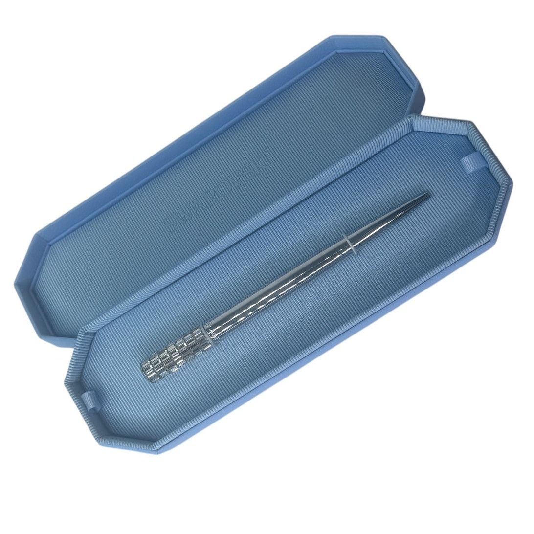 Swarovski Swarovski Ballpoint pen Silver tone, Chrome plated New Size ONE SIZE - 1 Thumbnail