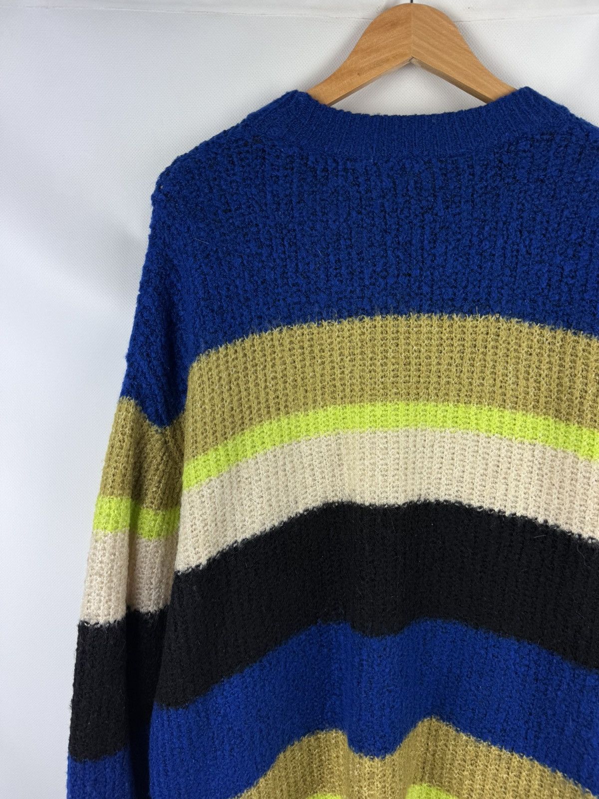 Kangol Kangol H&M Ladies Striped Oversized Sweater Pullover Size S Size S / US 4 / IT 40 - 20 Thumbnail