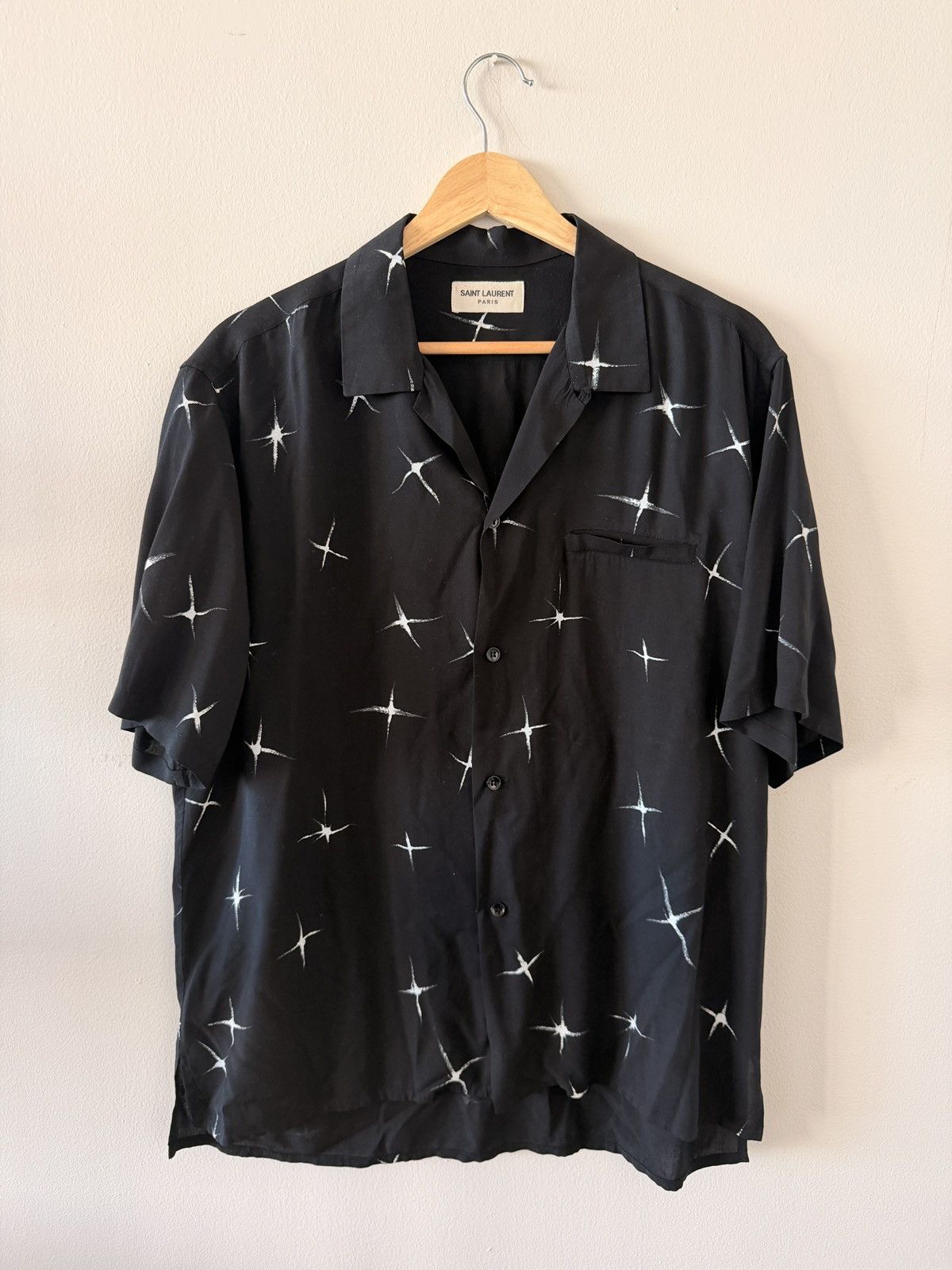 Saint Laurent Paris Saint Laurent Paris Star Button Up Rare Size US L / EU 52-54 / 3 - 1 Thumbnail