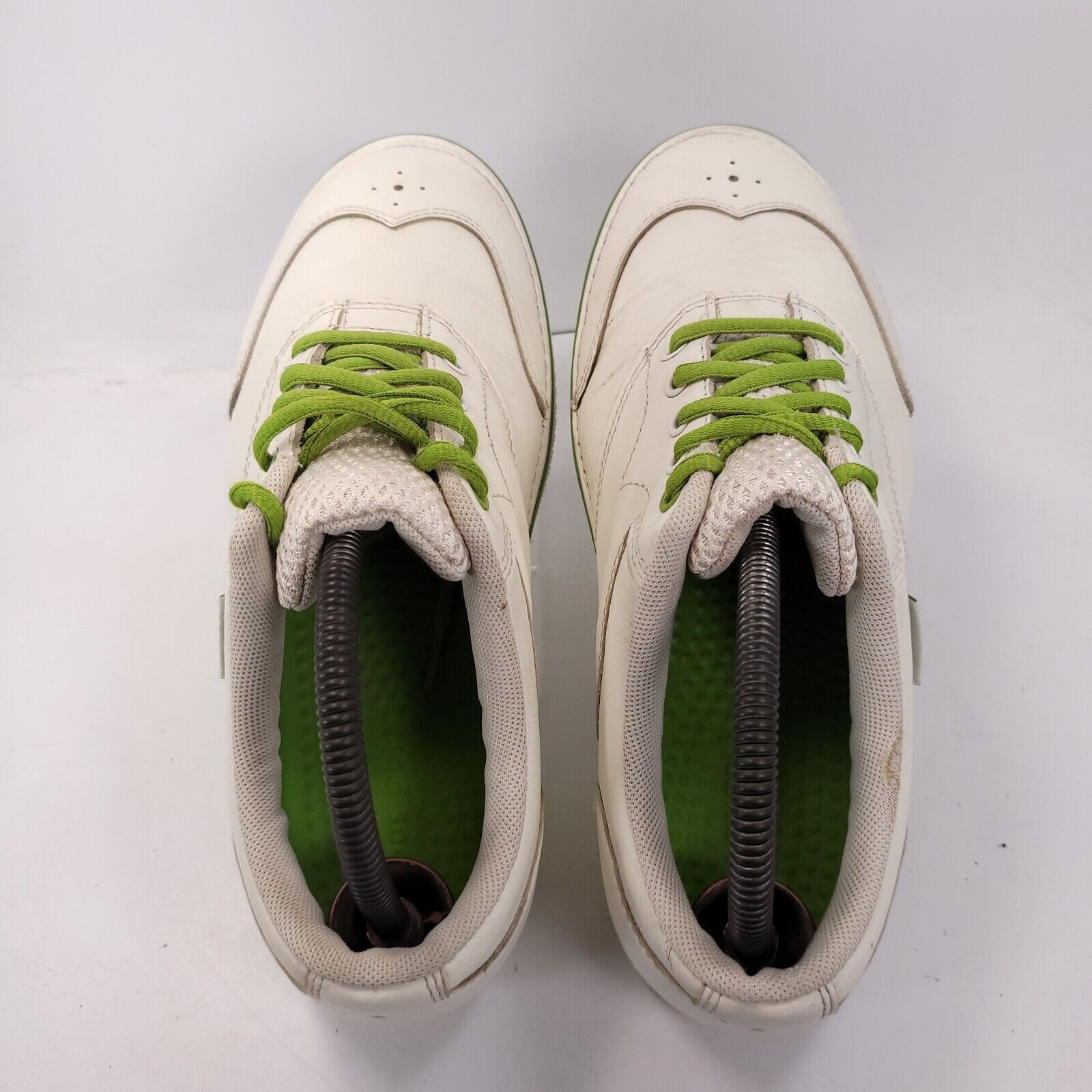 Crocs Crocs Athletic Leather Golf Shoe Mens Size 8 White Green Size US 8 / EU 41 - 4 Thumbnail