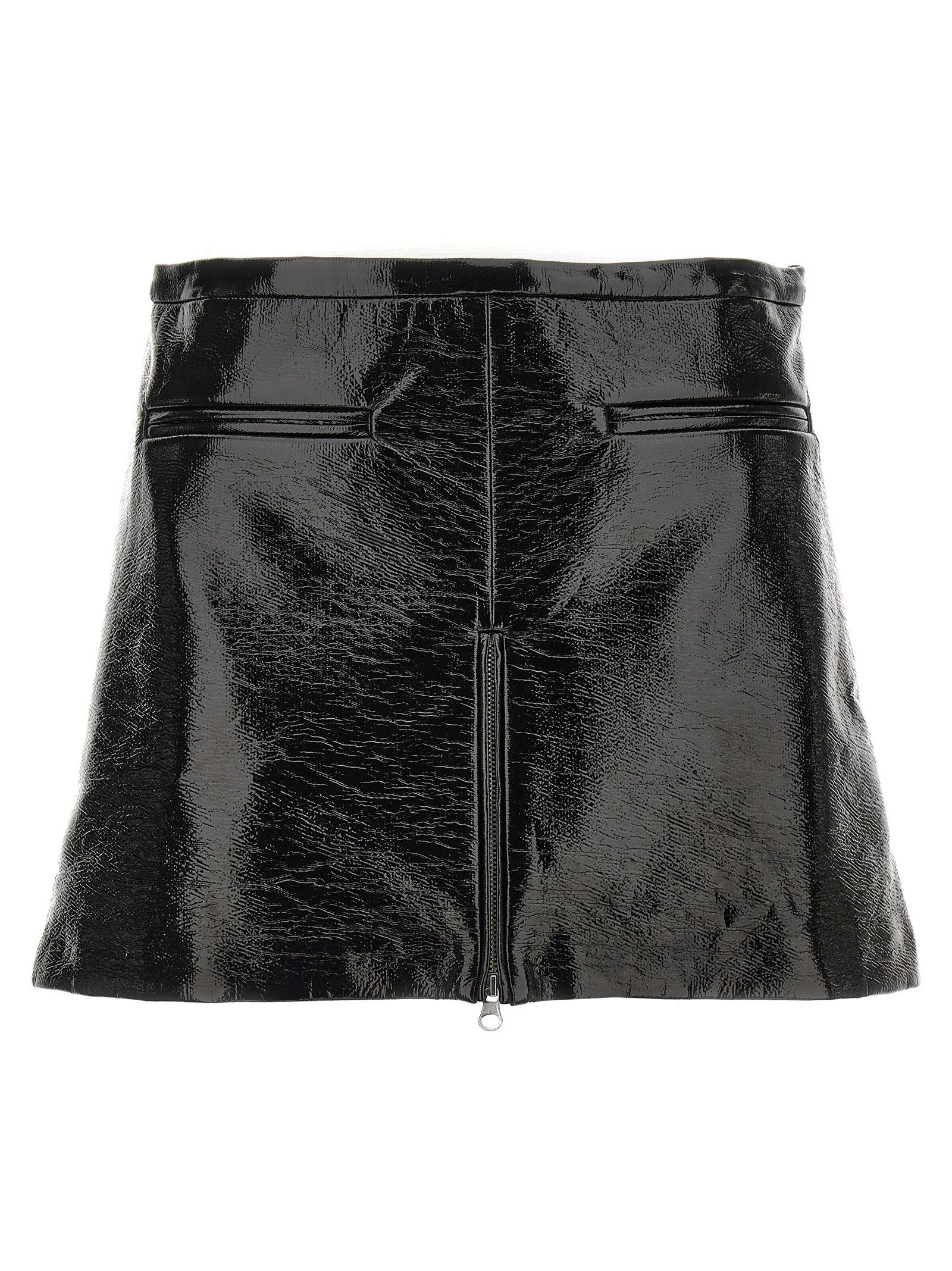 【関税込み】COURREGES MULTI SANGLE WOOL MINI' SKIRT MULTI-BUCKLE WOOL MINI SKIRT - courrèges (クレージュ)
