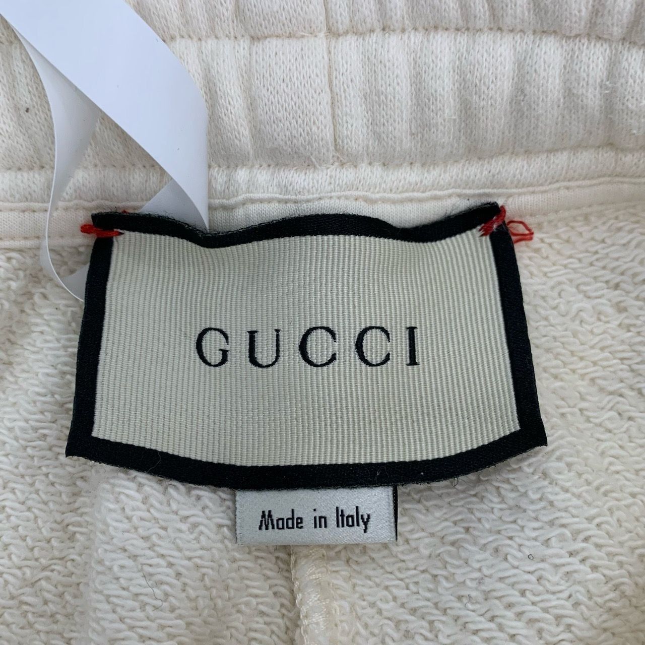 Gucci [Gucci] Logo-Print Beige Jogger Pants XS Size US 30 / EU 46 - 4 Thumbnail