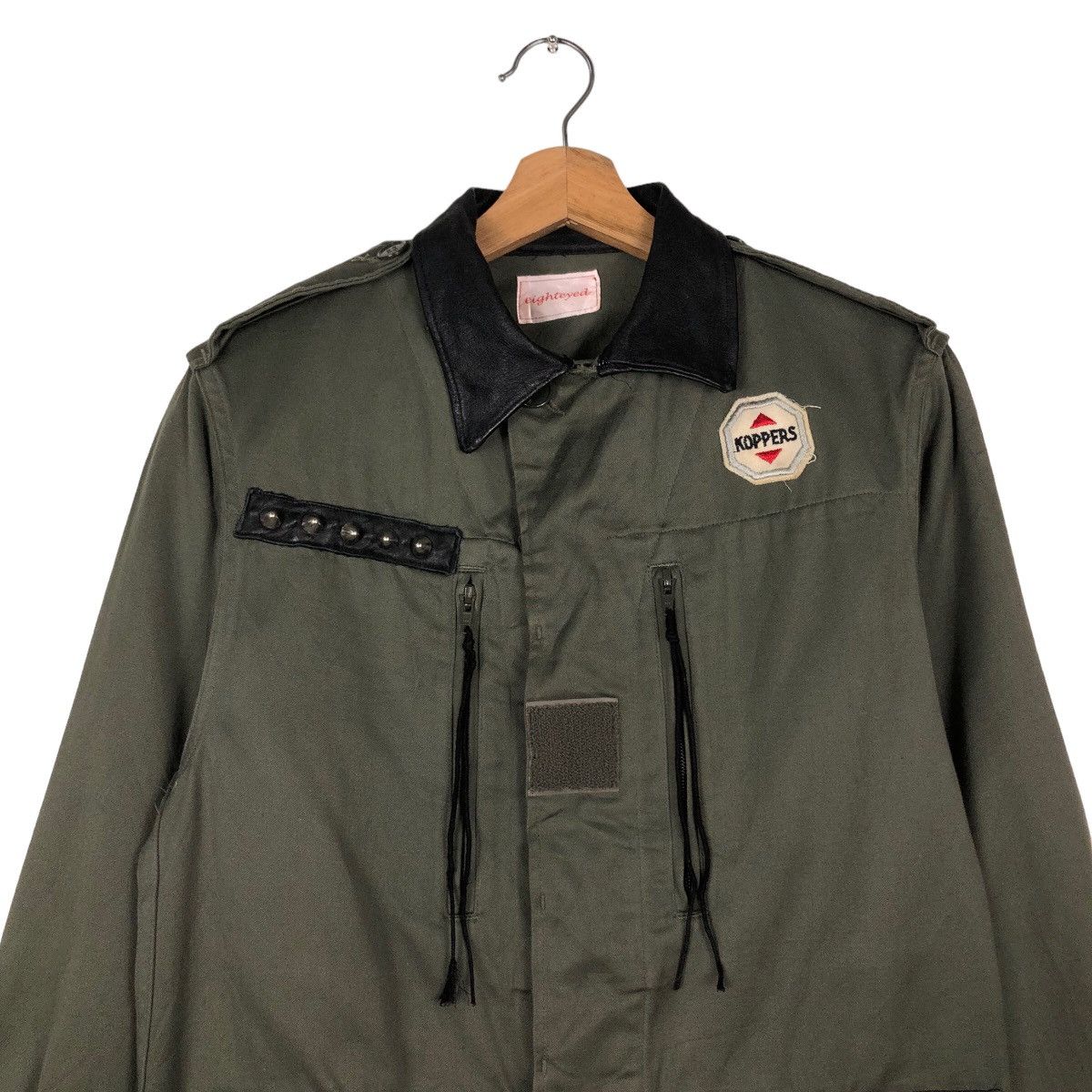 If Six Was Nine 🔥Vtg Biker Military Jacket Koppers Skeleton Bones Big Logo Size US M / EU 48-50 / 2 - 4 Thumbnail