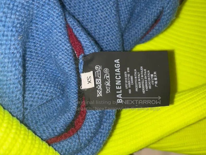Balenciaga Balenciaga Knit Sweater Size US XS / EU 42 / 0 - 5 Thumbnail