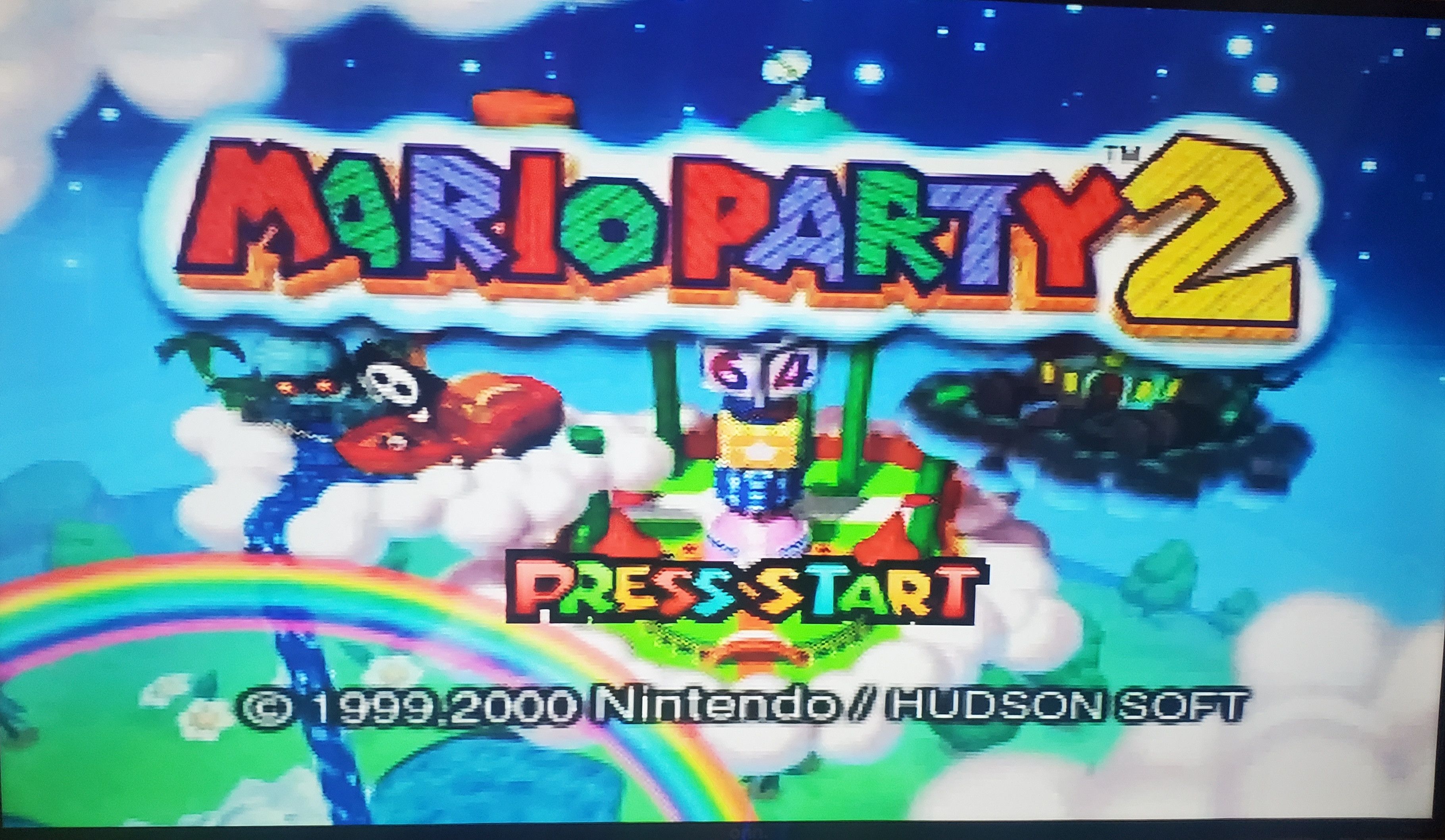 Nintendo Mario Party 2 N64 Nintendo 64 Video Game Cartridge 2000 Size ONE SIZE - 2 Thumbnail