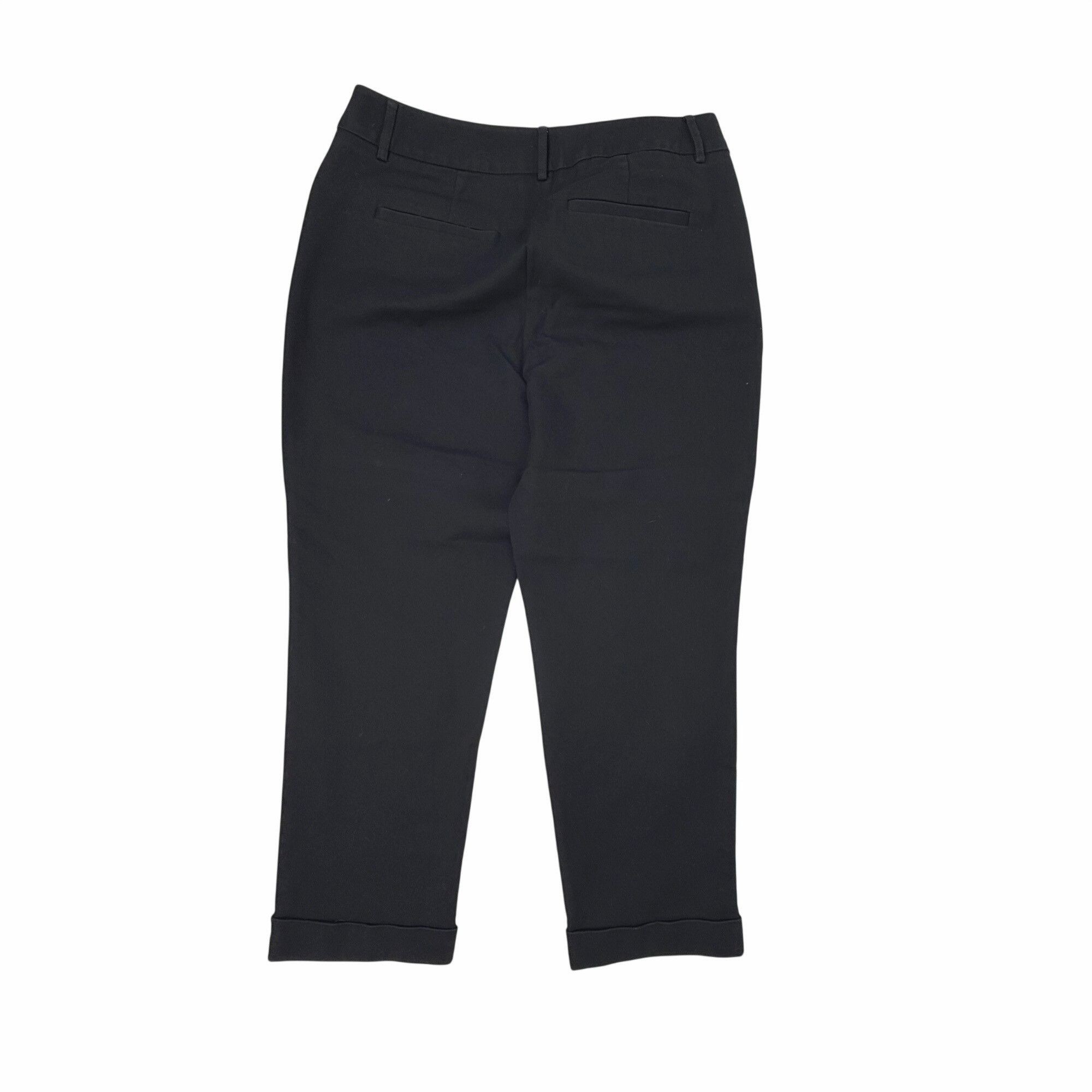 Other So Slimming by Chico's Women's Black Cuffed Crop Pants Size Size 27" / US 4 / IT 40 - 3 Thumbnail