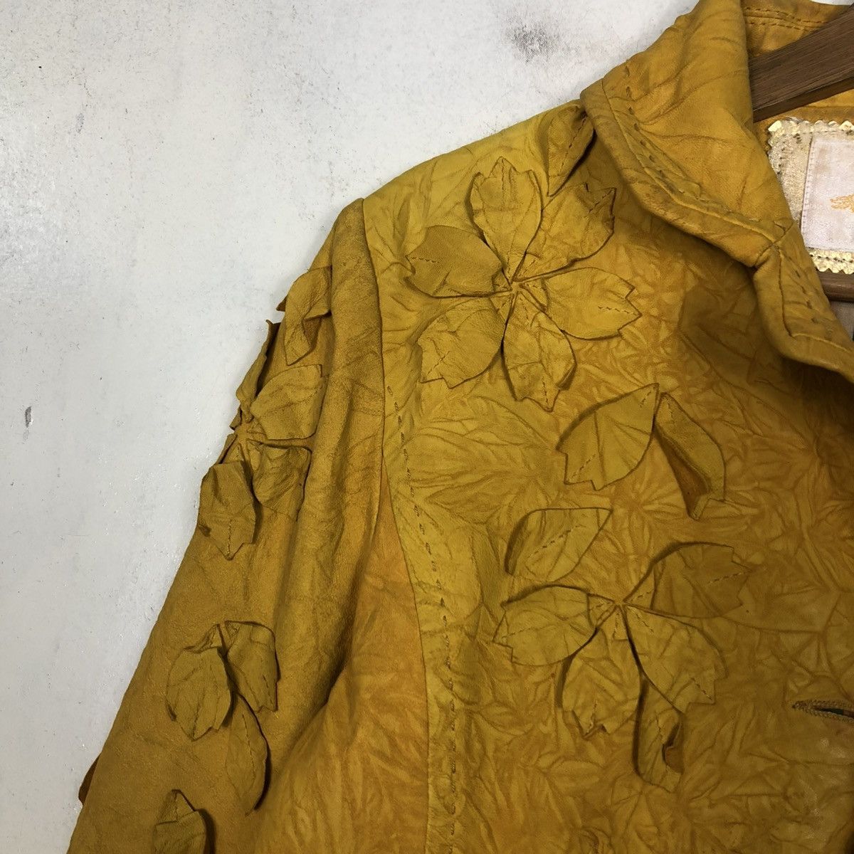 Japanese Brand 🔥VINTAGE CROPPED LEATHER JACKET SHEEPSKIN ISSEY MIYAKE Size M / US 6-8 / IT 42-44 - 19 Thumbnail