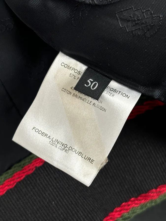 Gucci FW2008 Gucci Black Nylon Field Buttoned Officer Jacket by Frida Giannini Size US M / EU 48-50 / 2 - 10 Thumbnail