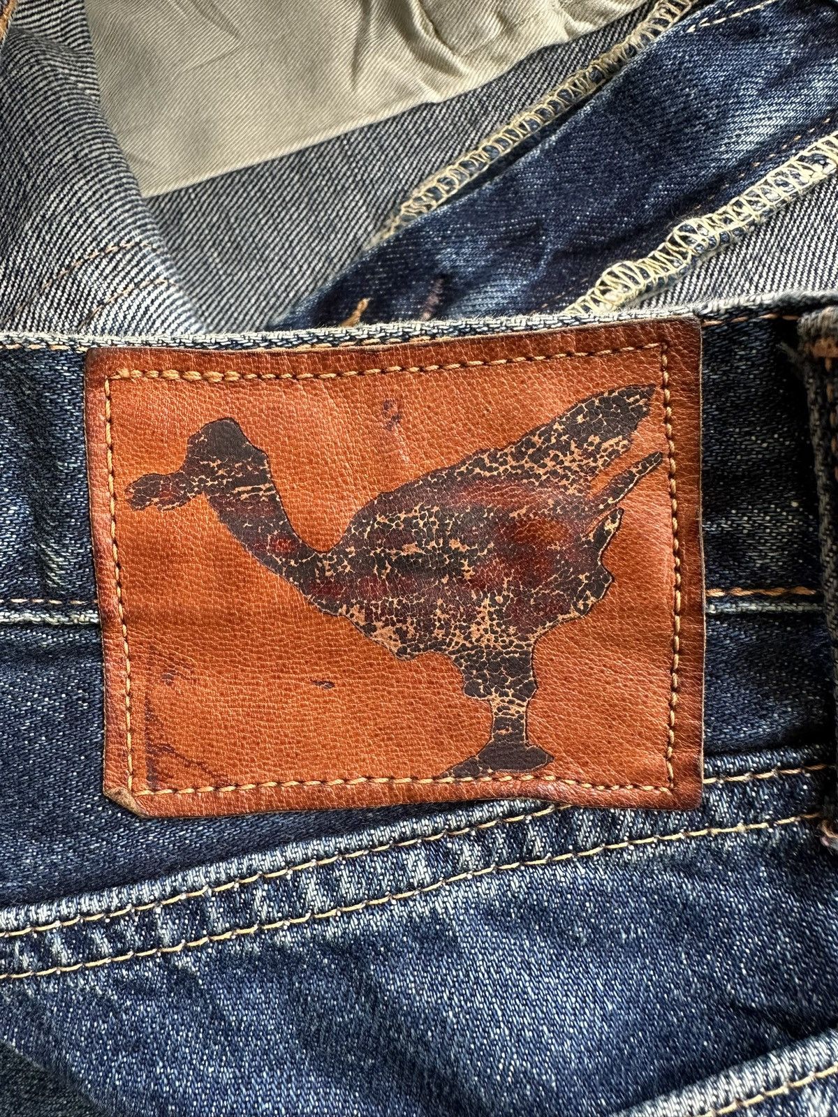 Kapital Early 00's Kapital flared raw denim jeans Size US 28 / EU 44 - 19 Thumbnail