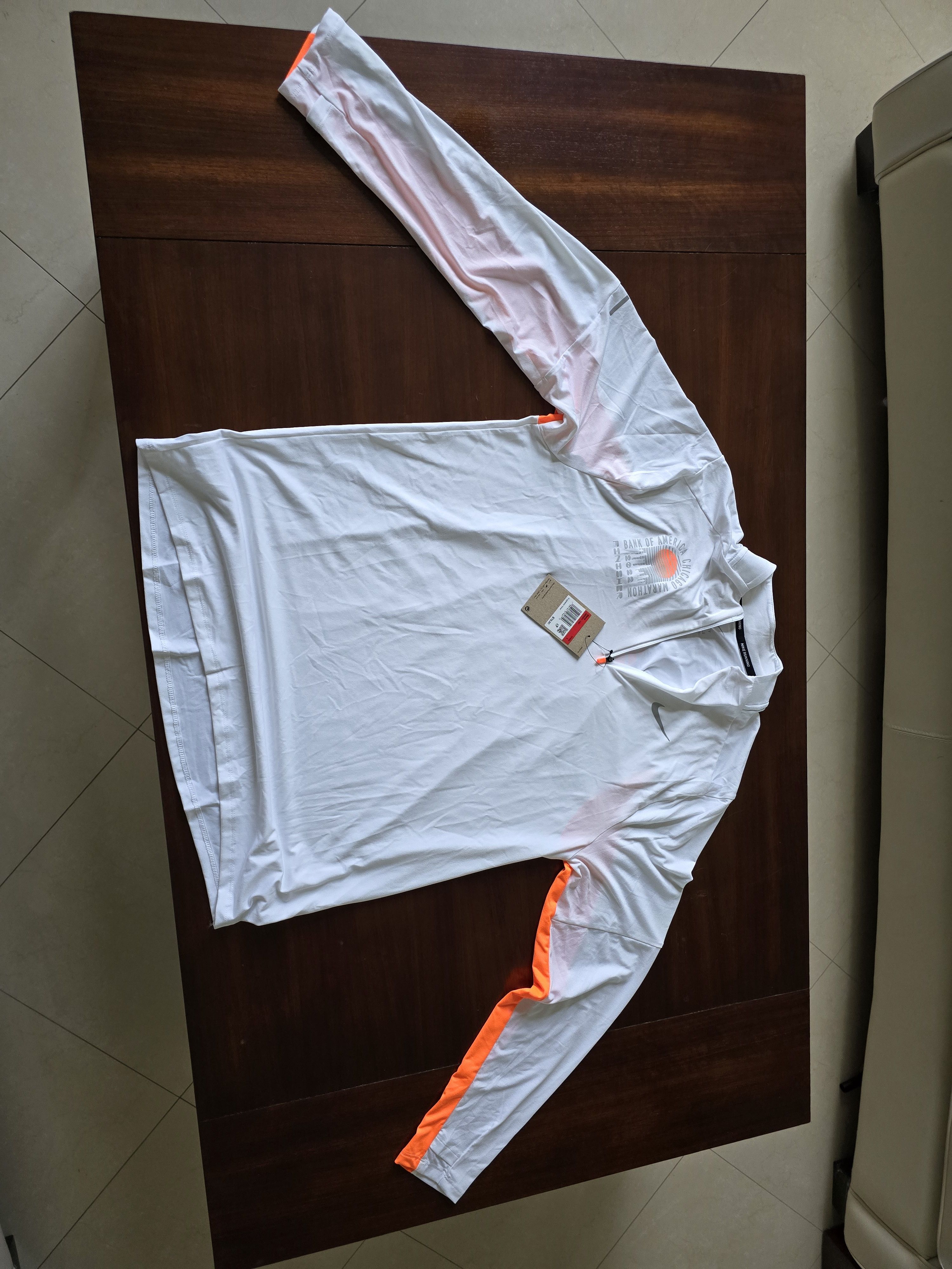 Nike Nike Logo Shirt L/S Boston Marathon Finisher Dri Fit SizeL Size US L / EU 52-54 / 3 - 1 Thumbnail