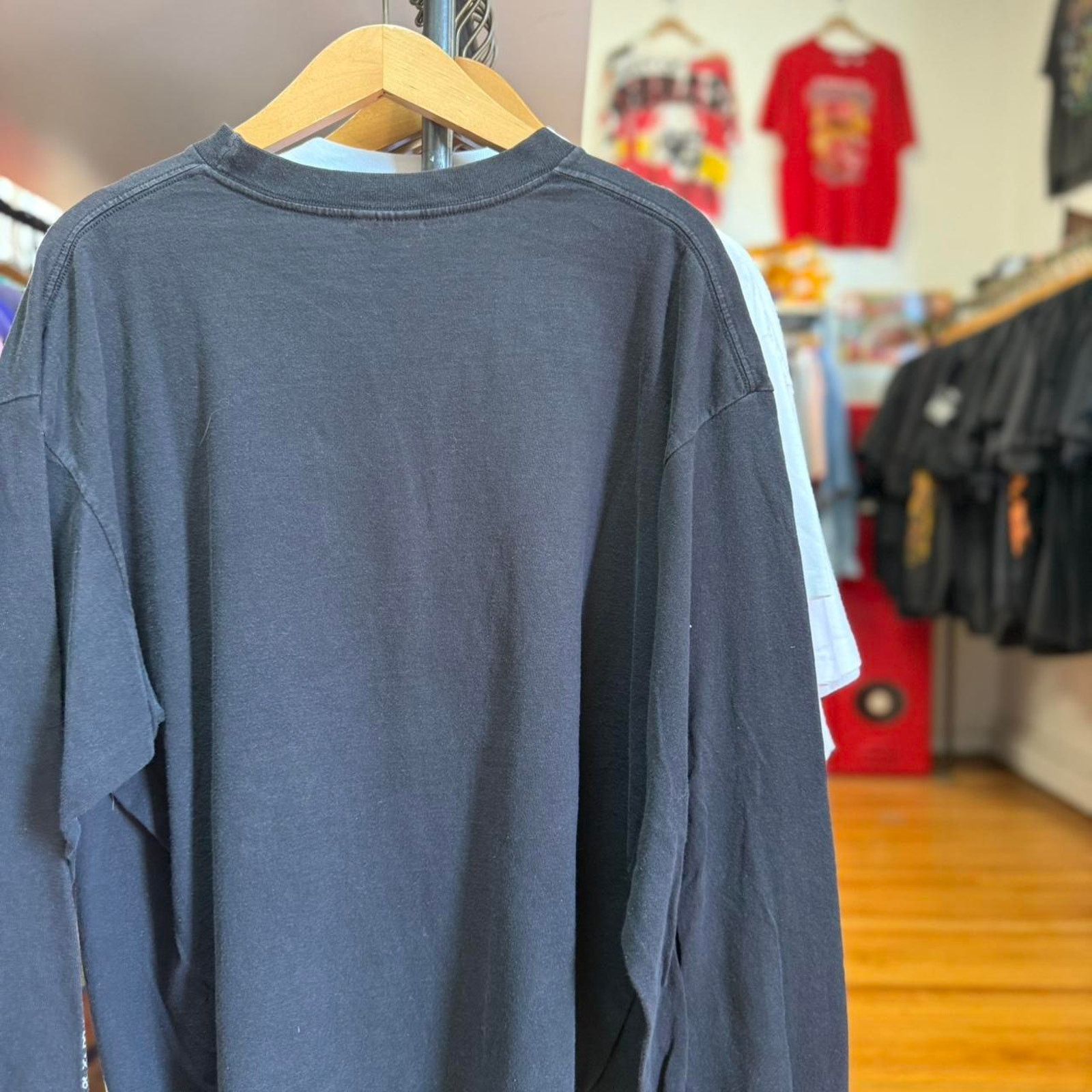 Nike × Vintage Vintage 90s Nike Swoosh Check Long Sleeve Shirt Size US XL / EU 56 / 4 - 2 Thumbnail