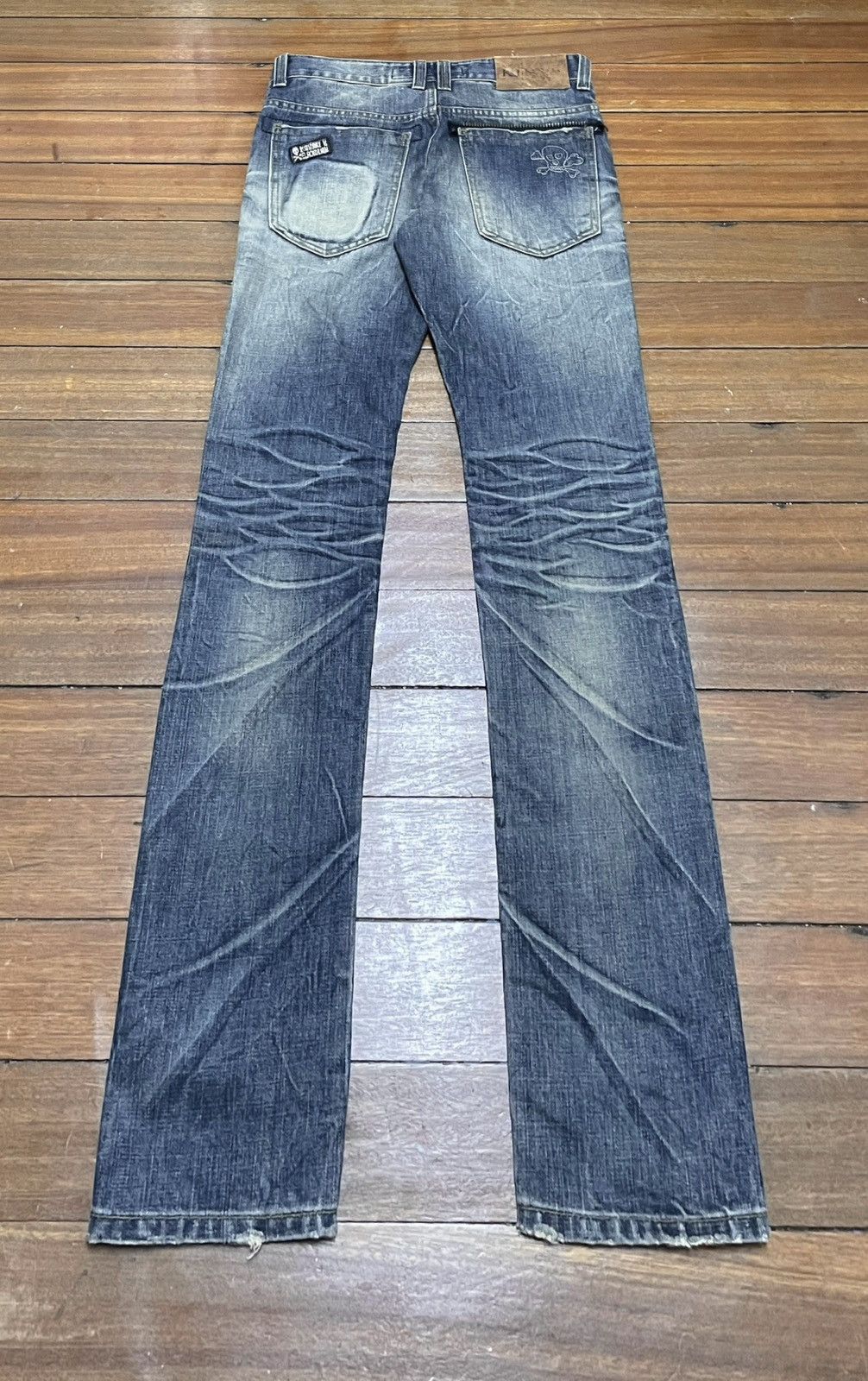 Vintage Rare Design Vintage Japanese Brand Kesson Flash Jeans 2000s Size US 29 - 2 Thumbnail