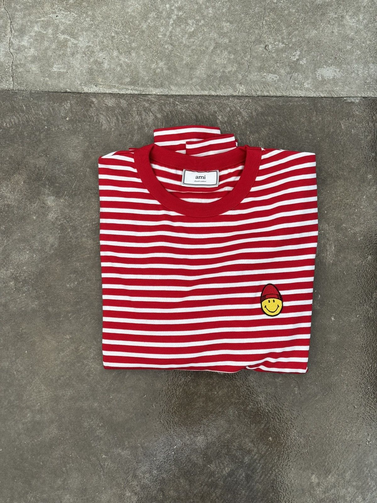 AMI Never worn red stripe Ami long sleeve Size US L / EU 52-54 / 3 - 1 Thumbnail