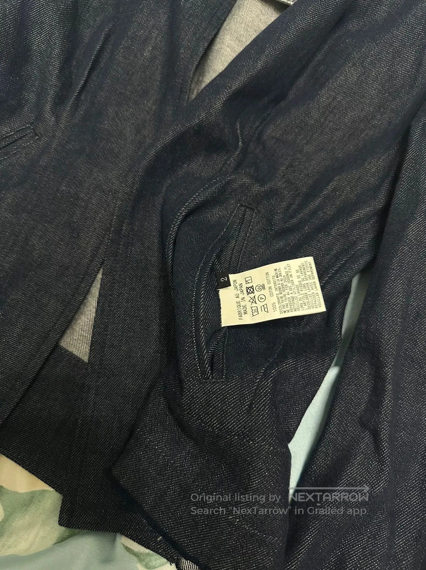 Y's Y's Yohji Yamamoto Stylish Denim Jacket. Size US M / EU 48-50 / 2 - 5 Thumbnail