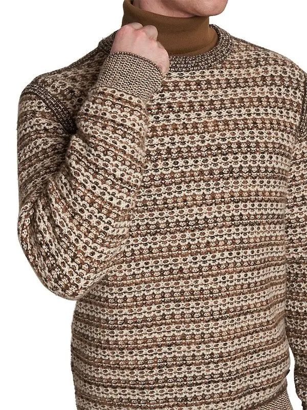 Loro Piana o1w1db10724 Mancora Crew Neck Cashmere Sweater in Multicolor Size US L / EU 52-54 / 3 - 5 Thumbnail
