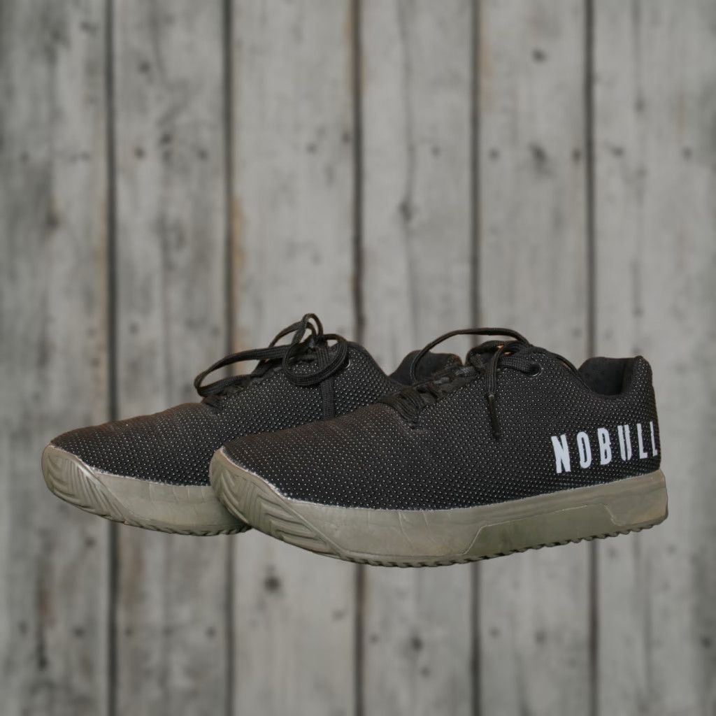 NOBULL SuperFabric Trainer Plus Sneakers Black Sz. 8 Men’s 9.5 Women’s Unisex Adults US 8 EU 41 Low Top Sneaker Modern Athletic Shoes