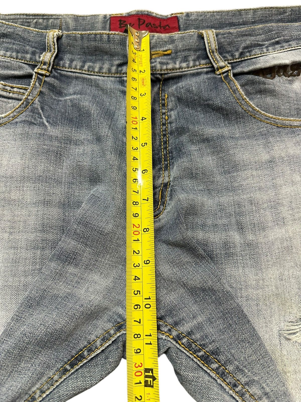 Japanese Brand Vintage Japanese Brand Faded Wash Destroy Distressed Jeans Size US 35 - 15 Thumbnail