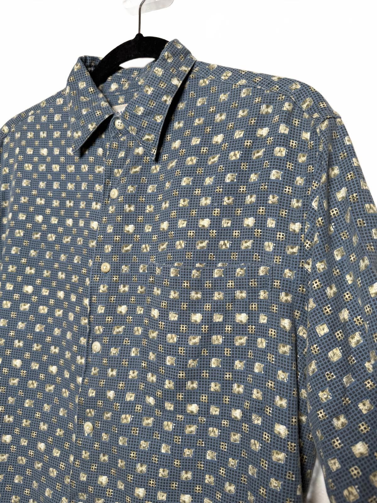 Murano Vintage 90s Retro Murano Men's Short-Sleeve Button-Up Shirt Size US M / EU 48-50 / 2 - 5 Thumbnail