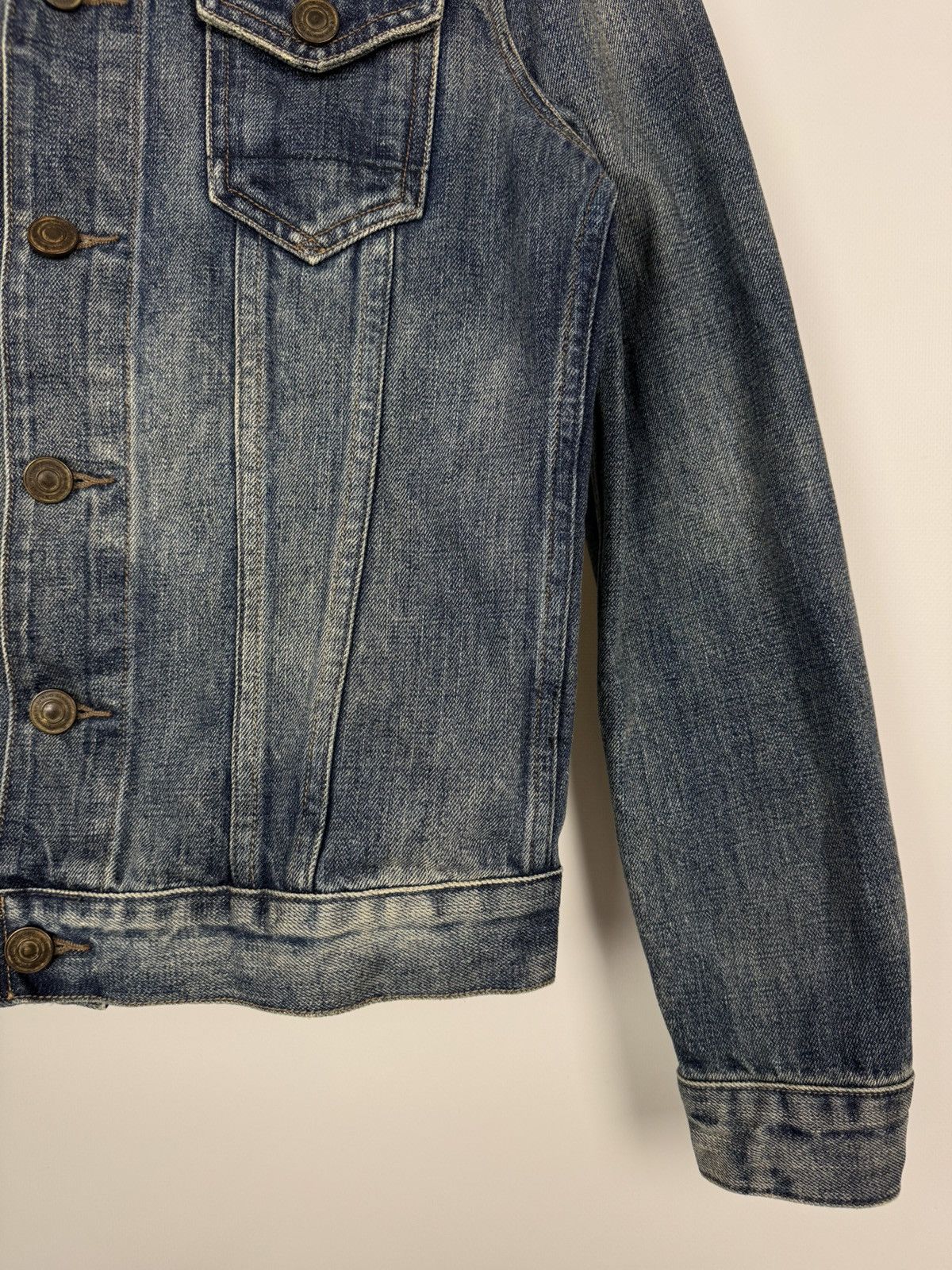 Allsaints AllSaints Japanese Fabric Bloomsbury Denim Selvage Jacket Size US S / EU 44-46 / 1 - 11 Thumbnail