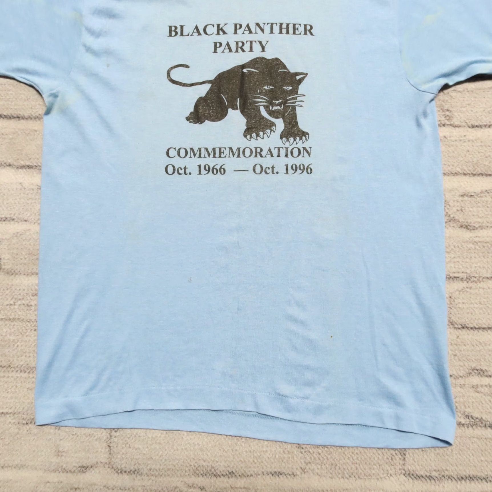 Vintage Vintage 90s Black Panther Party Shirt Large Light Blue Men’s Shirt - Vintage 90s Black Panther Party Shirt Large Light Blue Mens Size US L / EU 52-54 / 3 - 4 Thumbnail