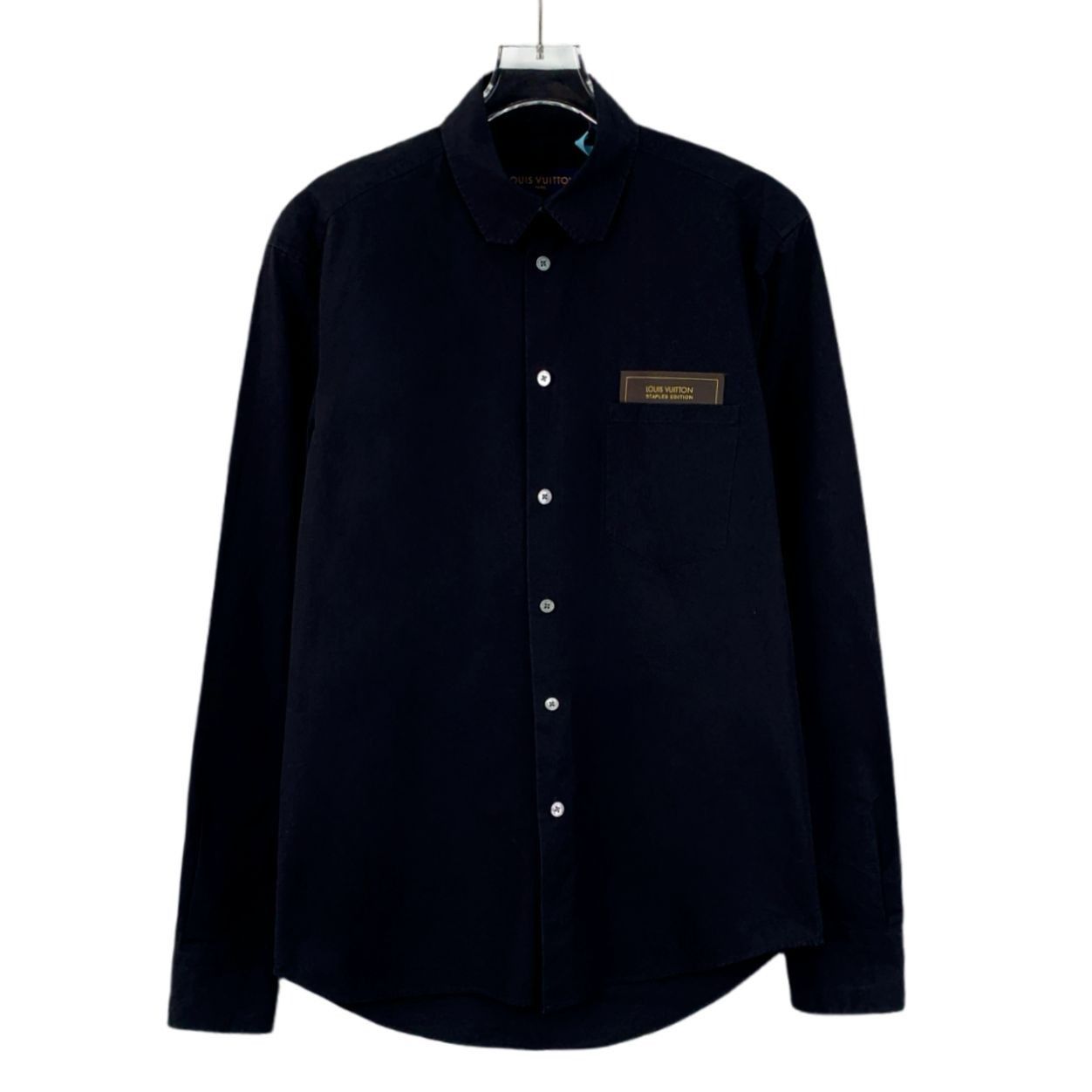 Louis Vuitton Louis Vuitton Black Cotton Long-Sleeved Single-Breasted Shir Size US XS / EU 42 / 0 - 1 Thumbnail