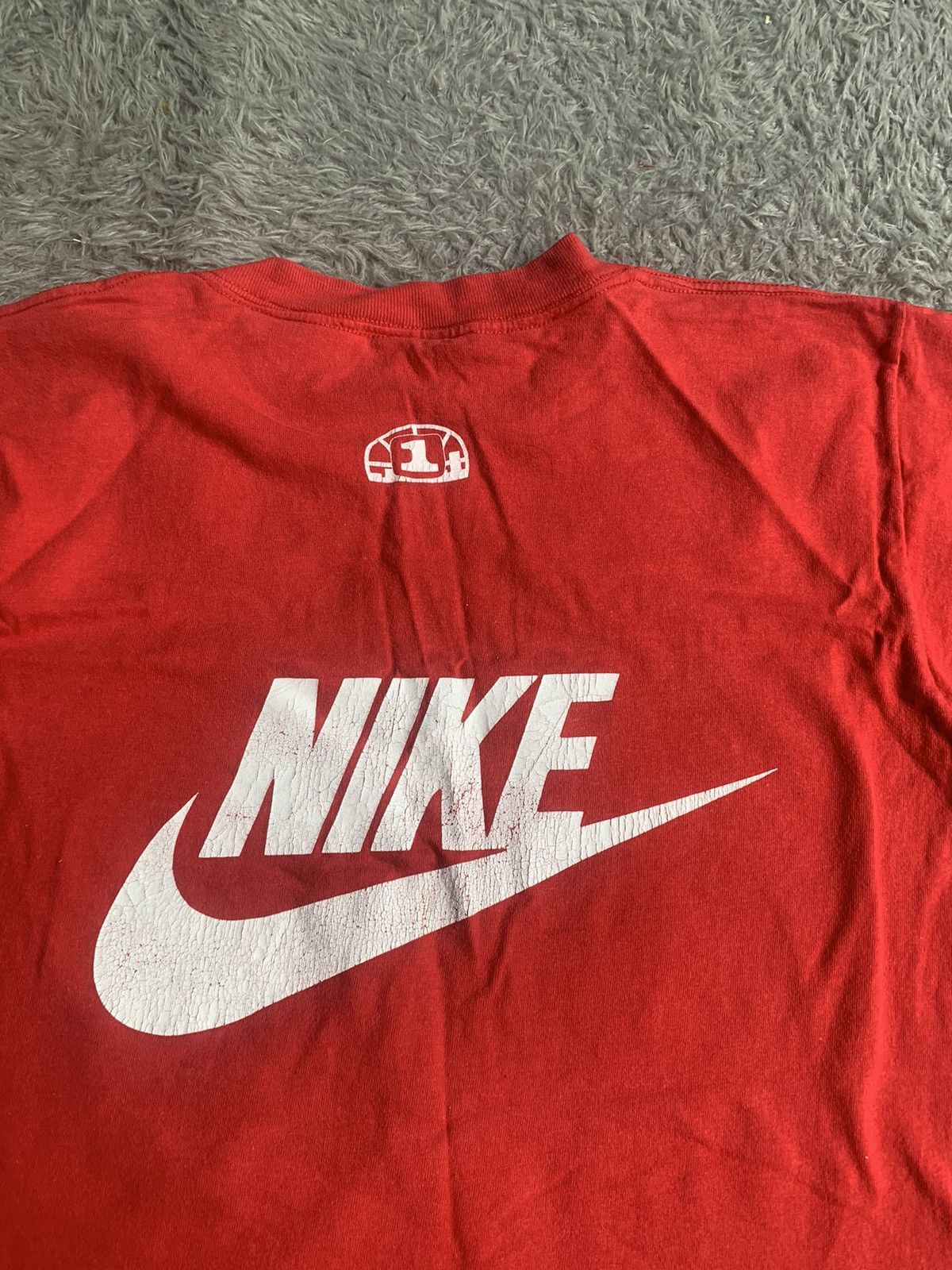 Nike × Sports Specialties × Vintage Vintage 90s Nike Seafirst Sonic Jammin Hoop Camp Tee Size US M / EU 48-50 / 2 - 7 Thumbnail