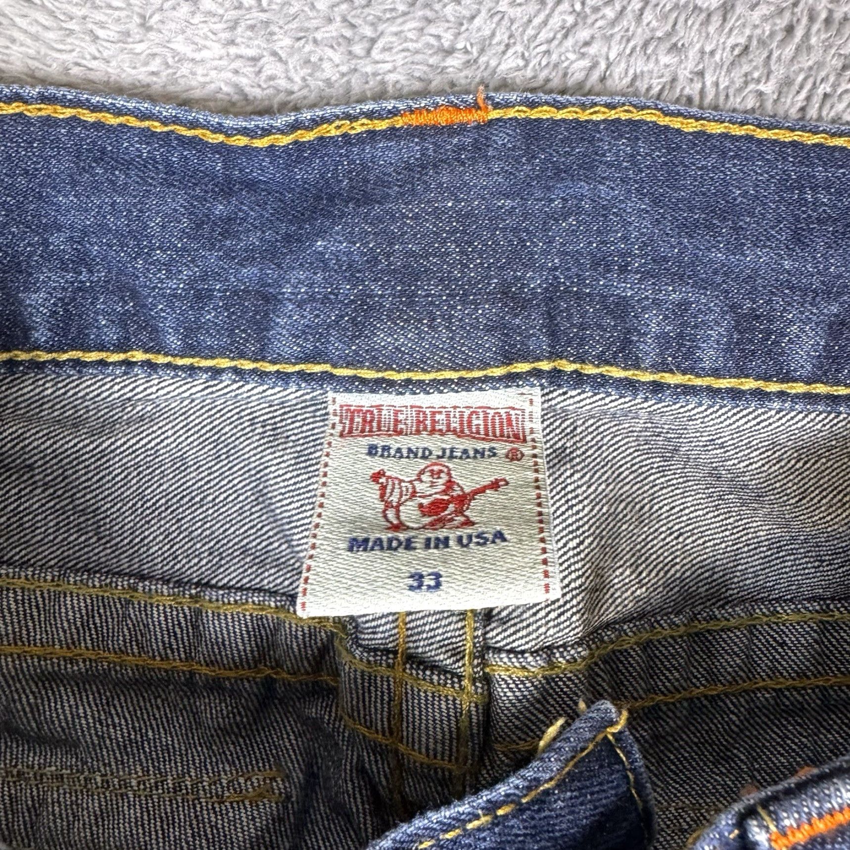 True Religion VINTAGE True Religion Jeans Mens 36x31 Bootcut Denim 5-Pocket Logo USA Made Relaxed 80s 90s Hip Hop Shirt? Size US 33 - 6 Thumbnail