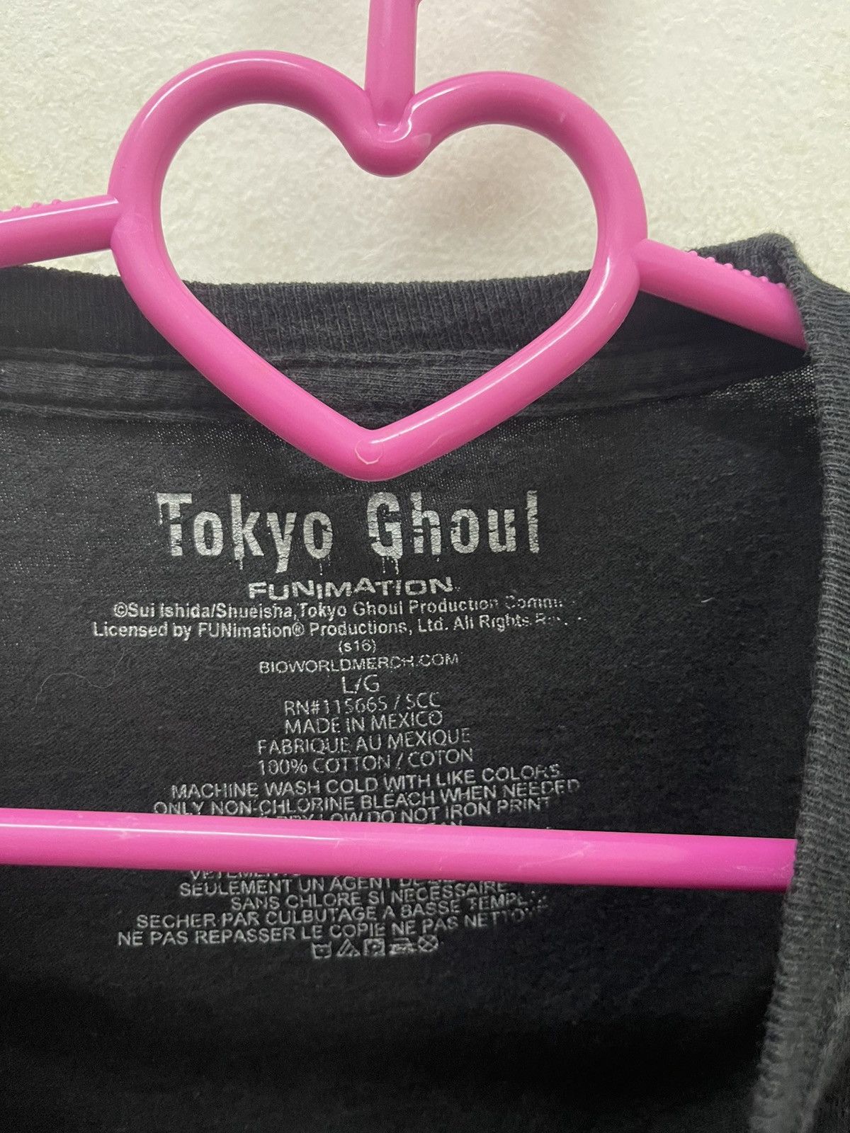 Anime Rare TOKYO GHOUL We Just Want To Live Tee Size US L / EU 52-54 / 3 - 3 Thumbnail