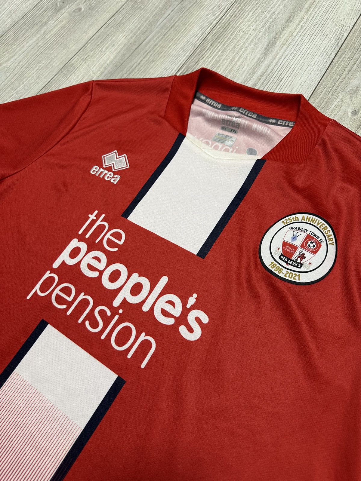 Errea Errea Crawley Town FC Red Devil Soccer Jersey size XXL Size US XXL / EU 58 / 5 - 2 Thumbnail