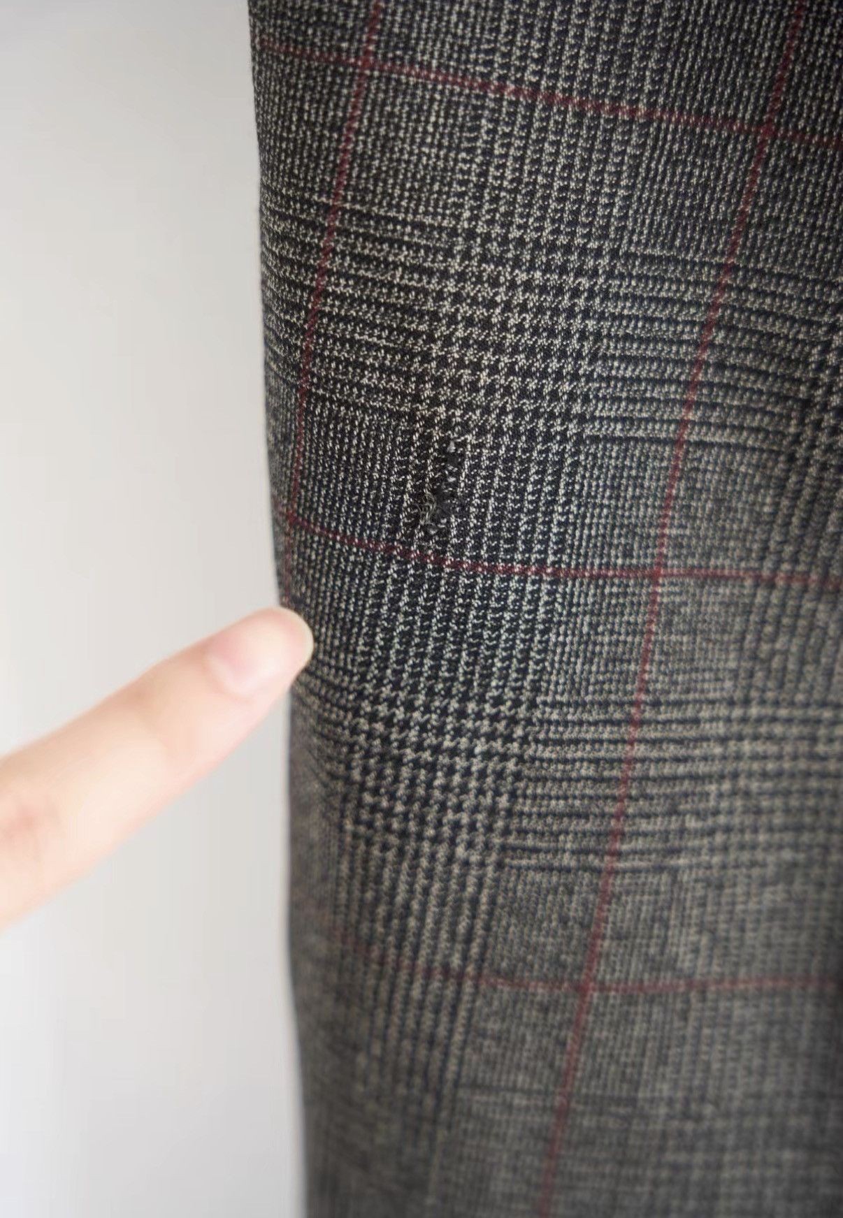 Yohji Yamamoto Yohji Yamamoto 00s Prince of Wales Check Trousers J4 Size US 34 / EU 50 - 4 Thumbnail