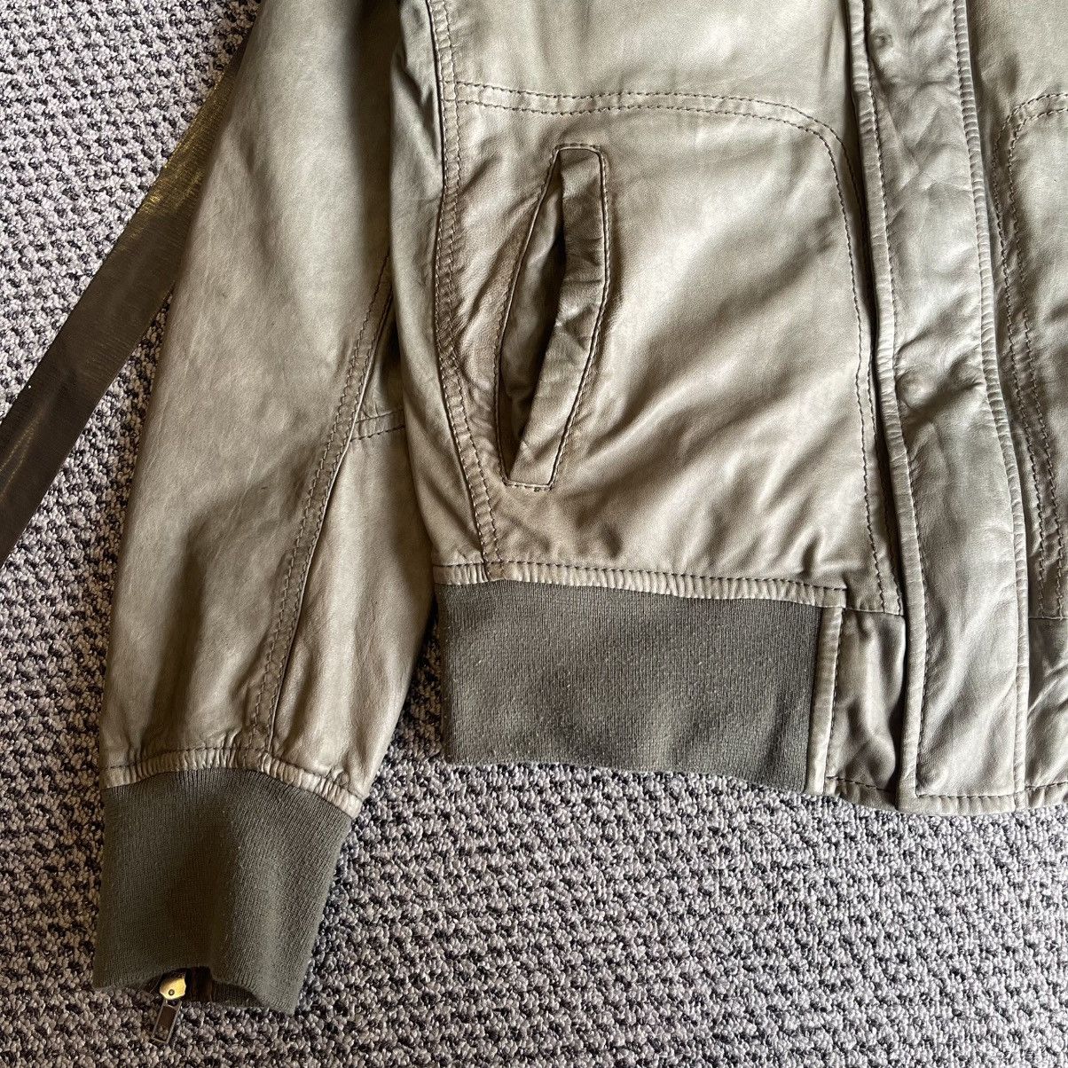 Diesel Diesel Leather Jacket Classic Vintage Prefer Size S to M Size US M / EU 48-50 / 2 - 6 Thumbnail
