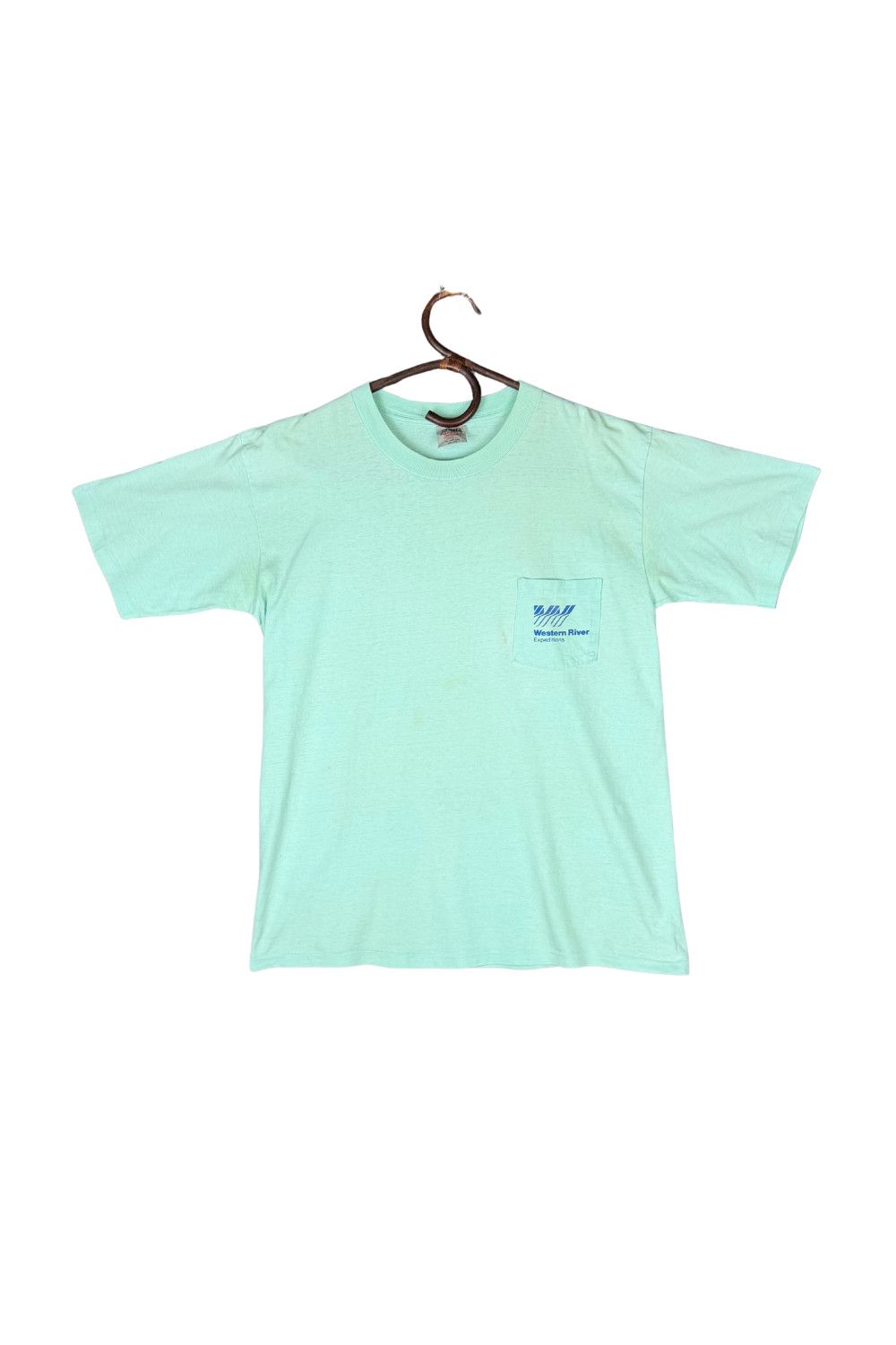 Vintage Vintage 90s Western River Expeditions Oneita Pocket Tee USA Size US XL / EU 56 / 4 - 2 Thumbnail