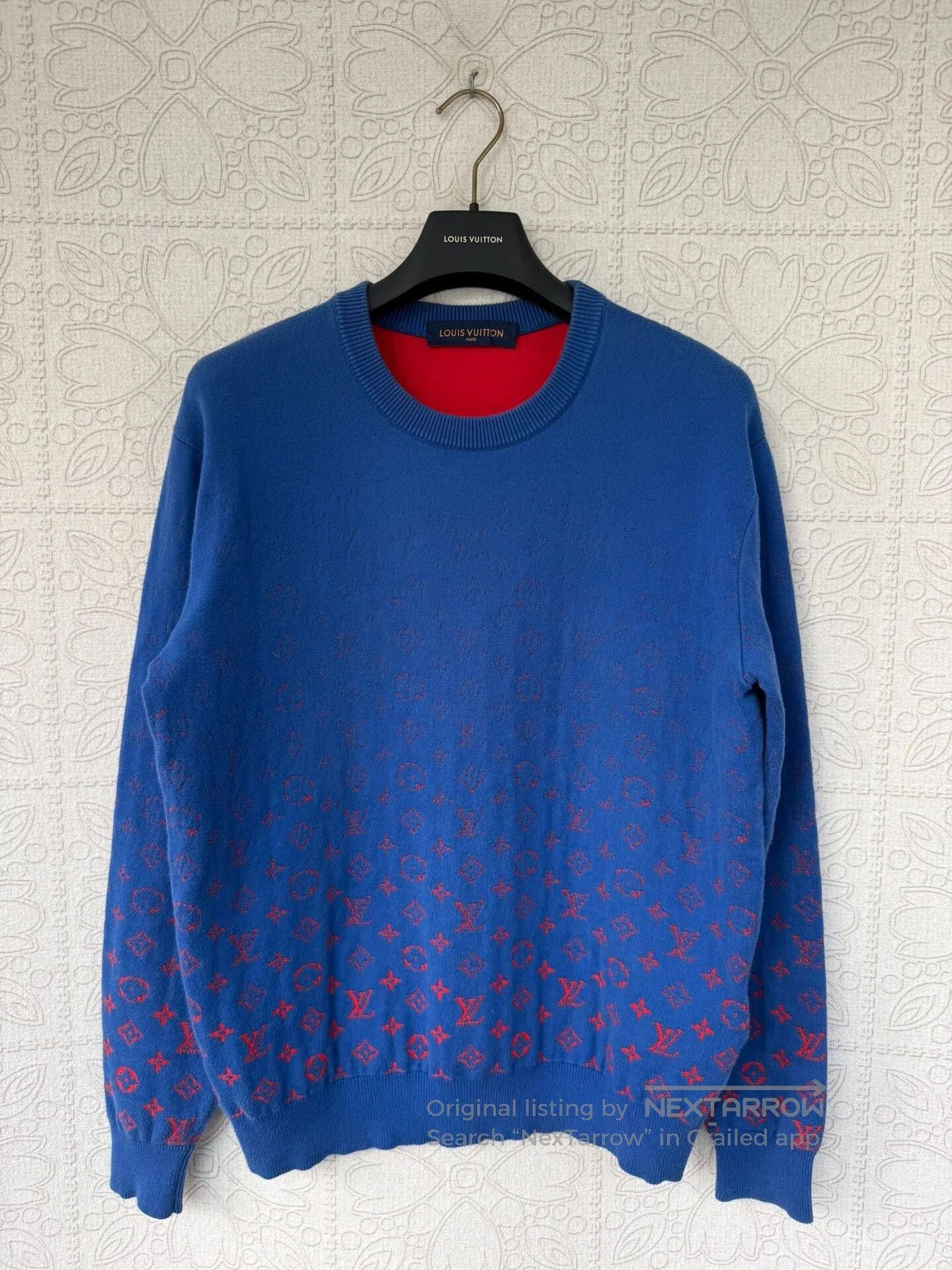 Louis Vuitton louis vuitton blue red gradient sweater. Size US S / EU 44-46 / 1 - 1 Thumbnail